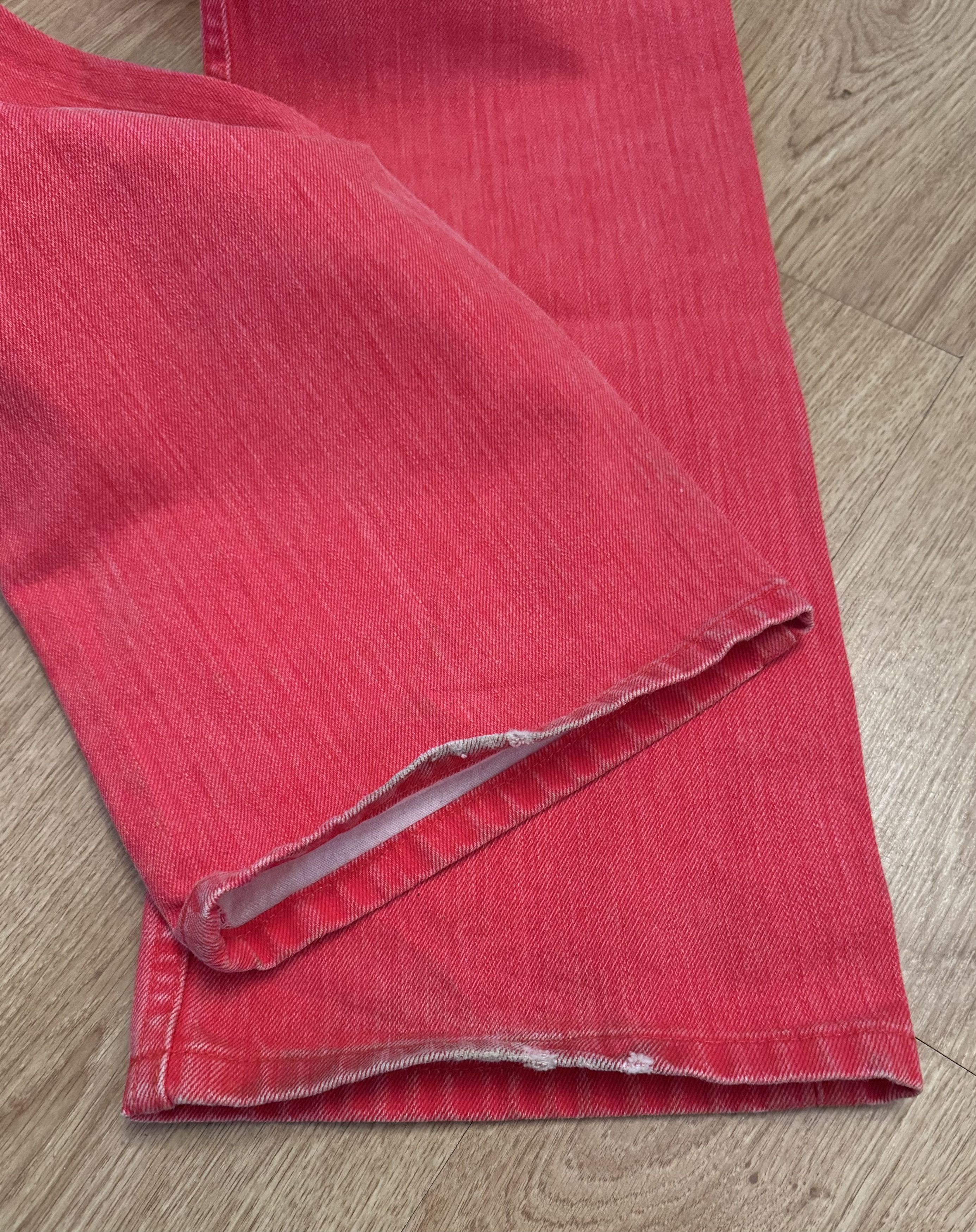 Levi's Vintage 506 Levis Standart Red Denim Jeans Size US 36 / EU 52 - 3 Thumbnail