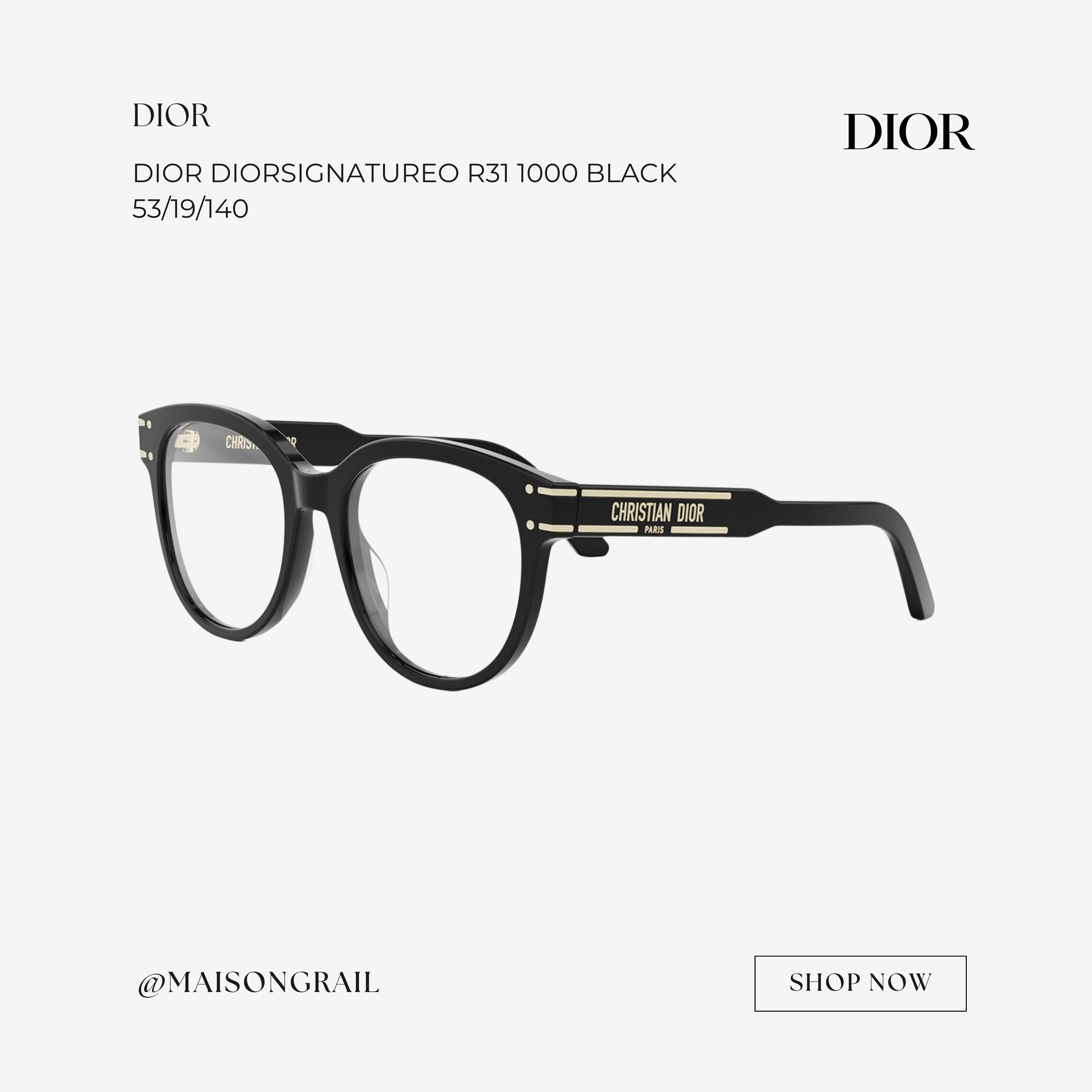 Dior DIOR DIORSIGNATUREO R3I 1000 EYEGLASSES Size ONE SIZE - 1 Thumbnail