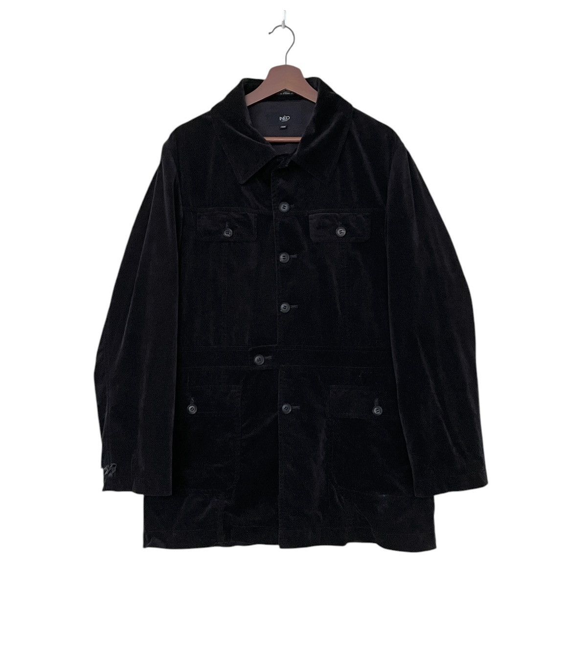 Japanese Brand × Vintage × Yohji Yamamoto Vintage Japanese Brand Yohji Yamamoto Ined Wool Parka 2000s Size US M / EU 48-50 / 2 - 1 Thumbnail
