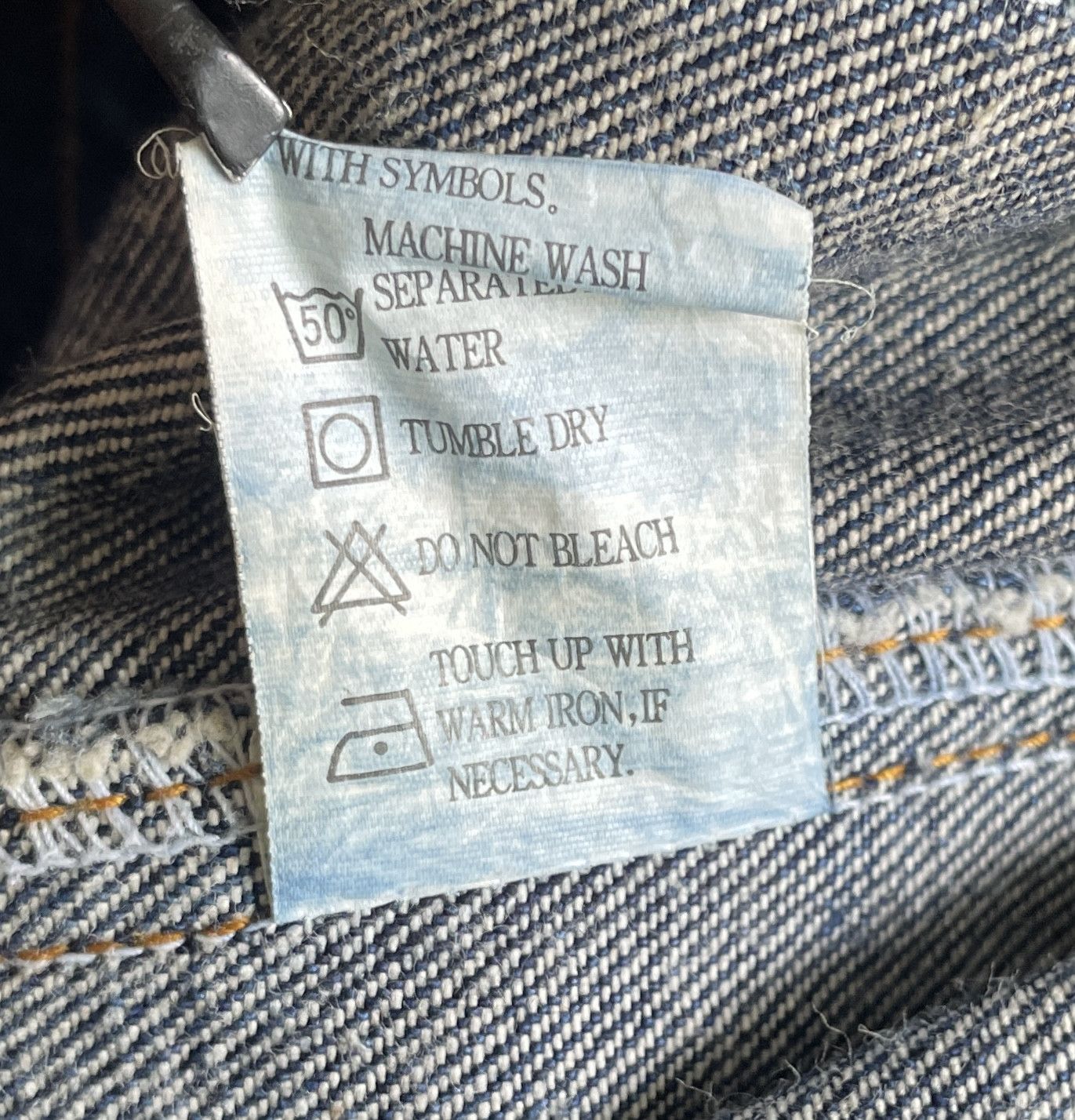 Kadoya KADOYA K Denim Leather Trim Jacket Size US L / EU 52-54 / 3 - 9 Thumbnail