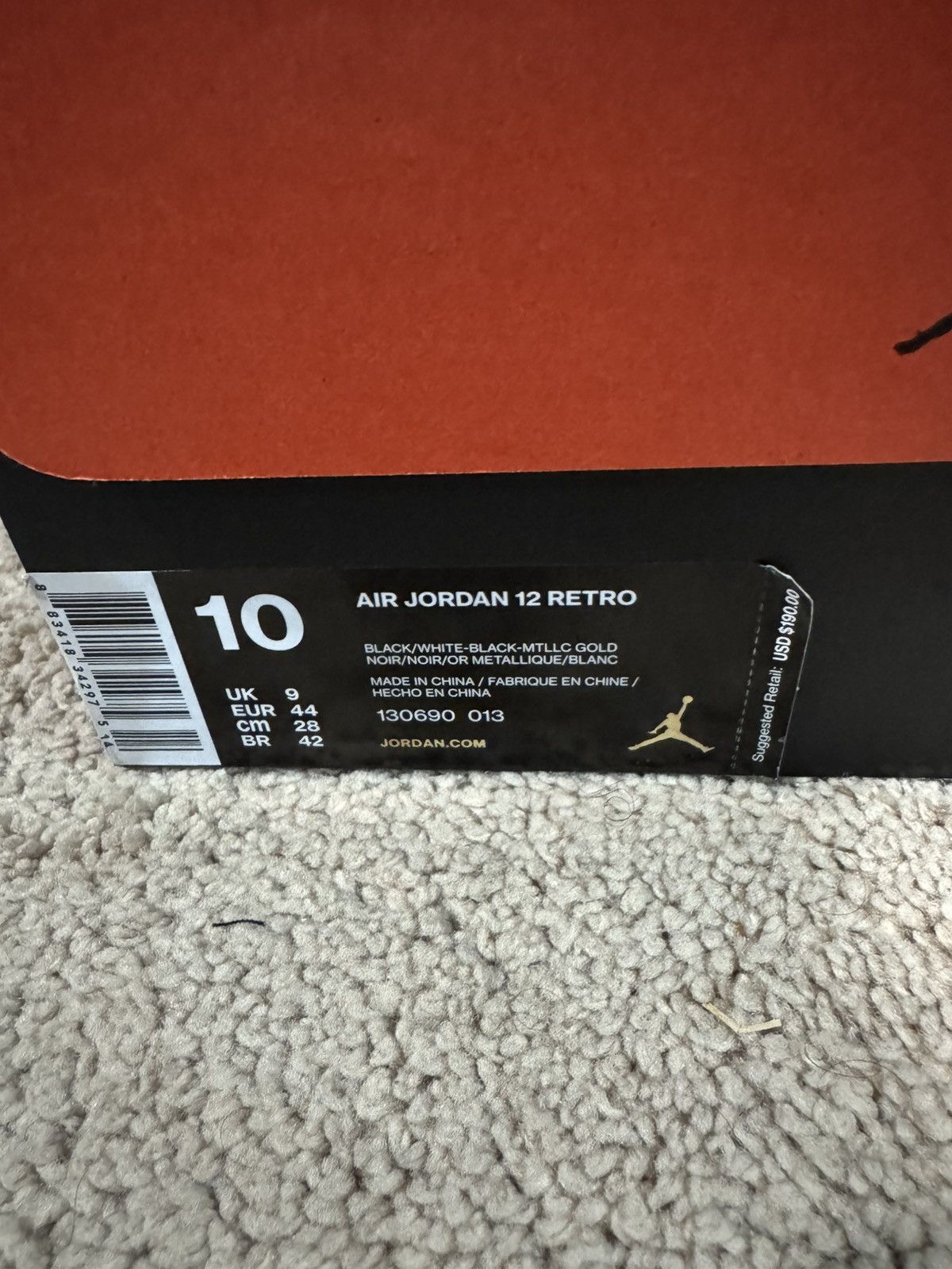 Jordan Brand Jordan 12, The Master 2016 Size US 10 / EU 43 - 7 Thumbnail