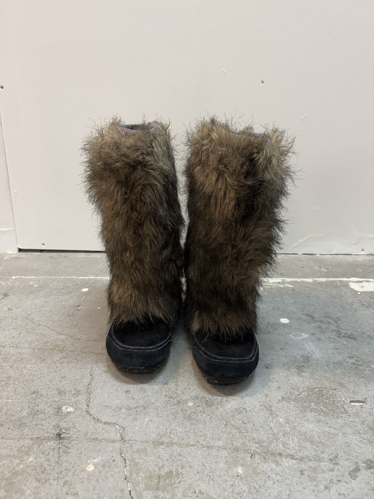Vintage Espirit Fur Vintage Winter Boots y2k Moon Ski Size US 6 / IT 36 - 2 Thumbnail
