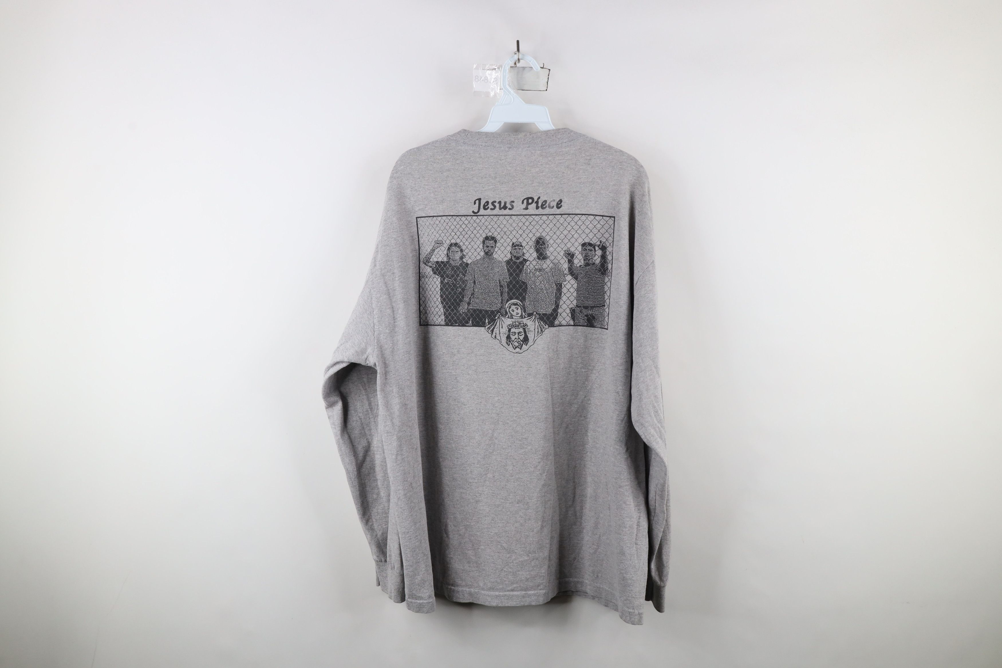 Vintage Vintage Y2K Records Jesus Piece Metalcore Band T-Shirt Gray Size US XL / EU 56 / 4 - 9 Thumbnail