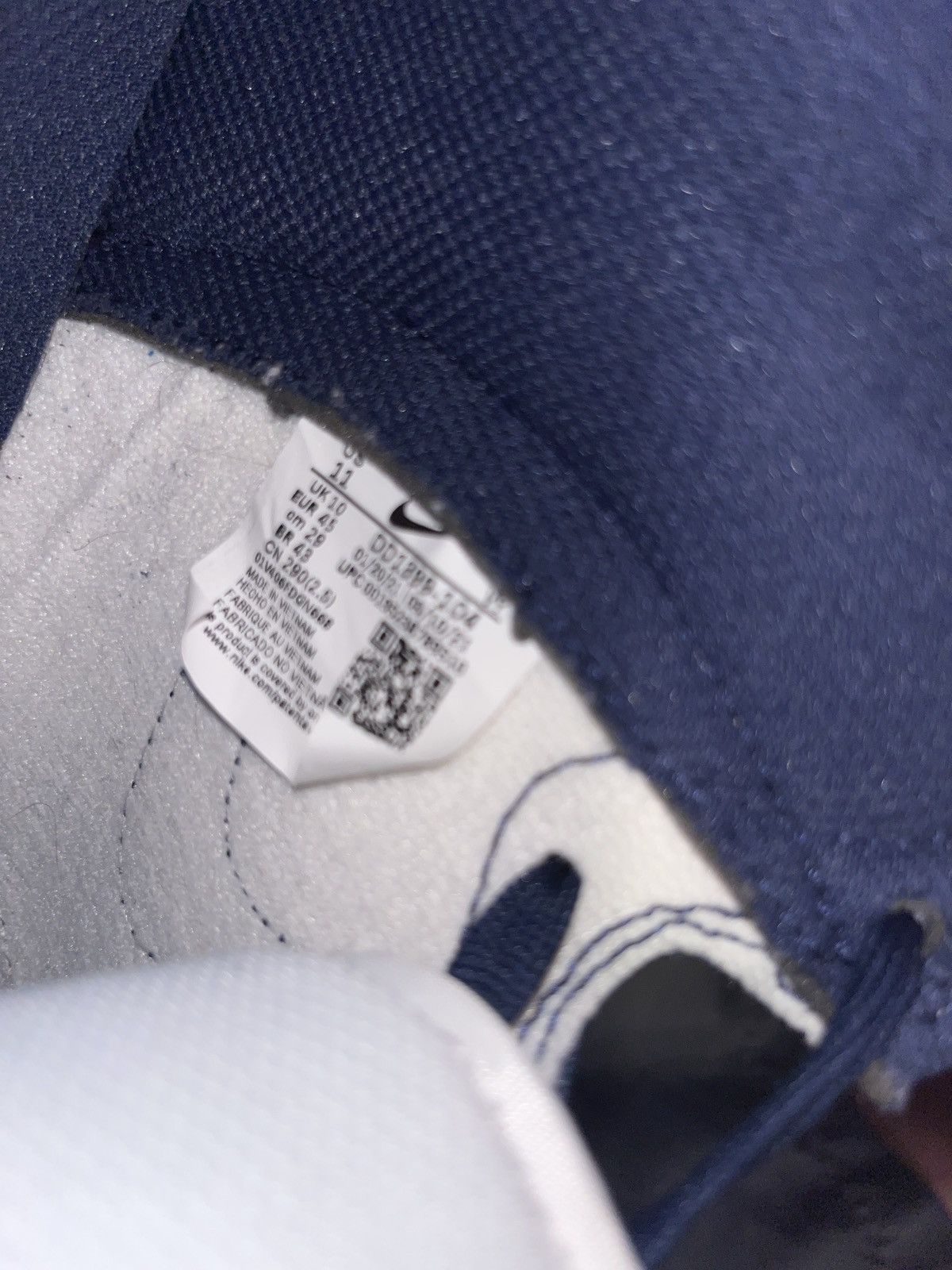 Nike × Vintage Nike dunk Navy Size US 11 / EU 44 - 6 Thumbnail