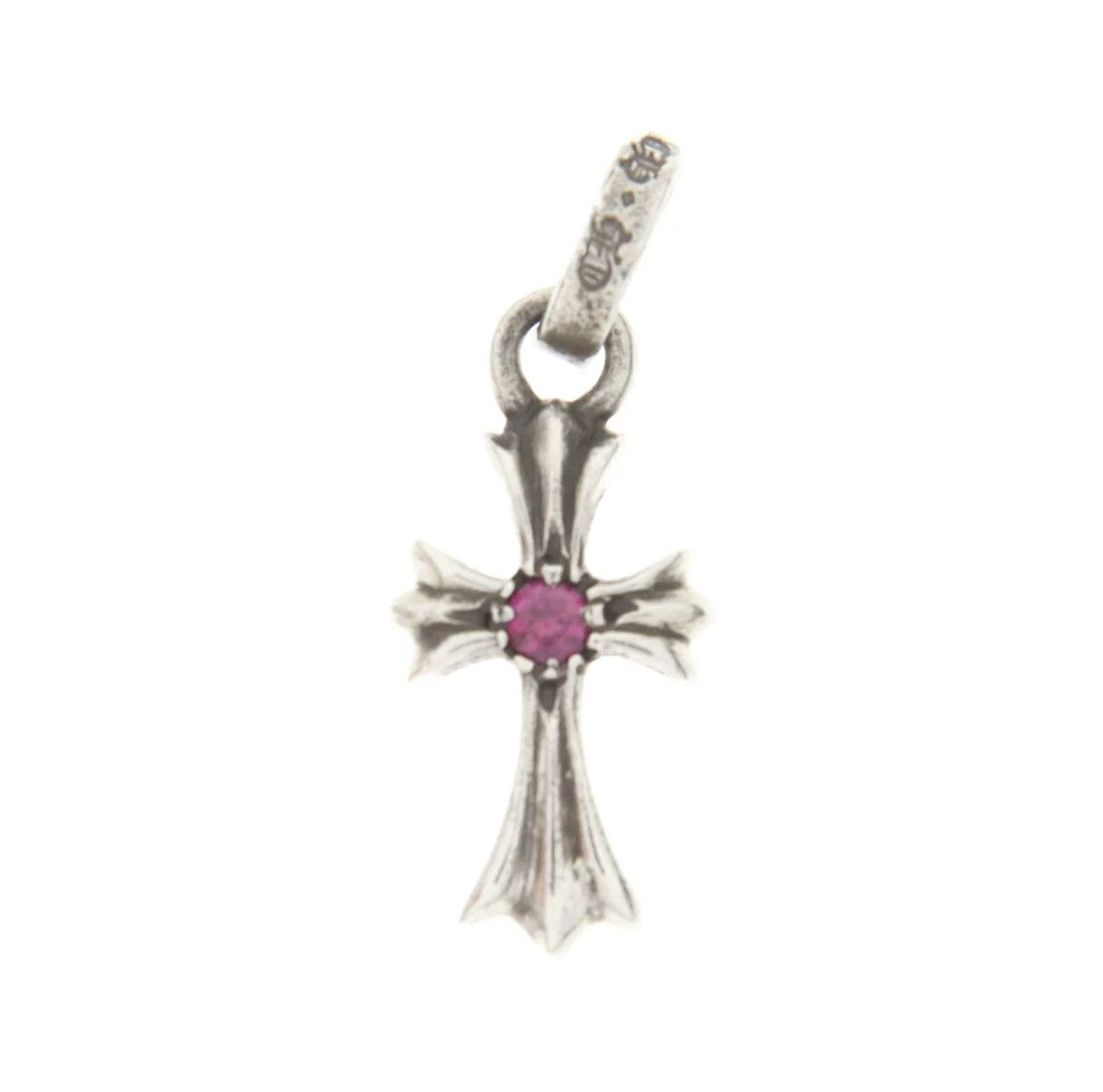 Chrome Hearts CHROME HEARTS PINK RUBY BABY FAT PENDANT Size ONE SIZE - 1 Thumbnail