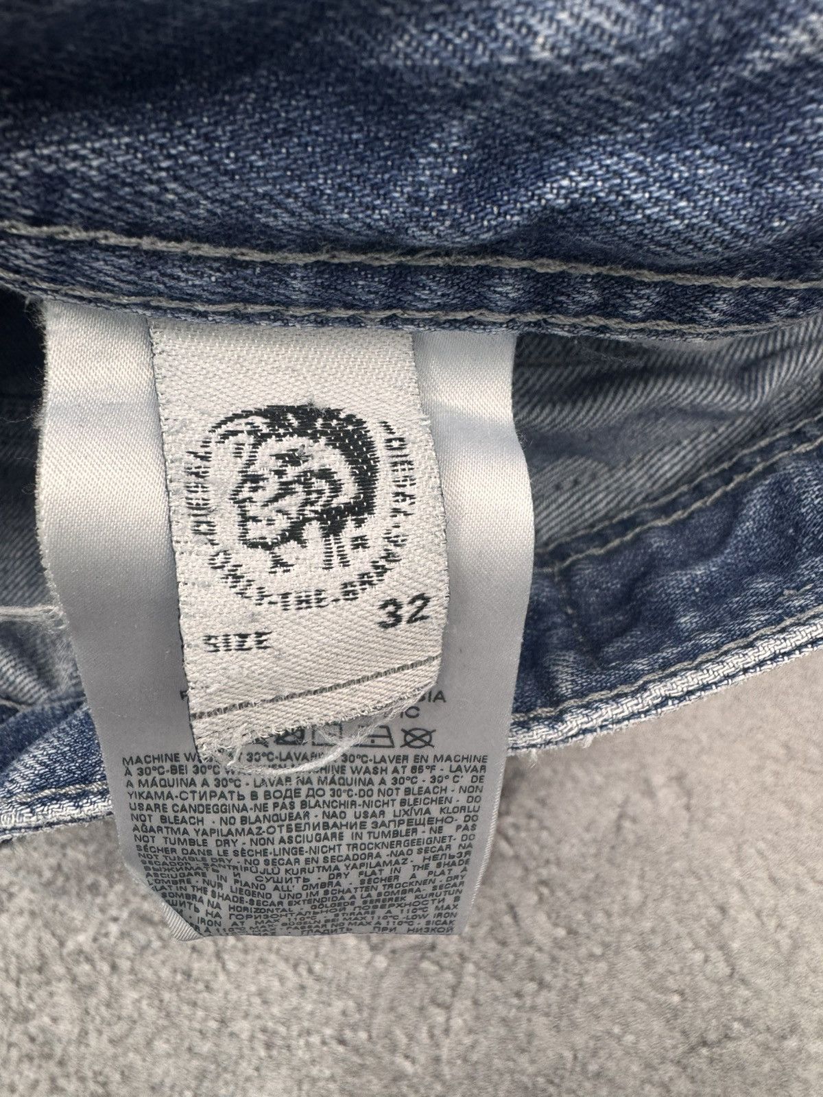Diesel Diesel Men Jeans Blue Wash Size 32 Size US 32 / EU 48 - 12 Thumbnail