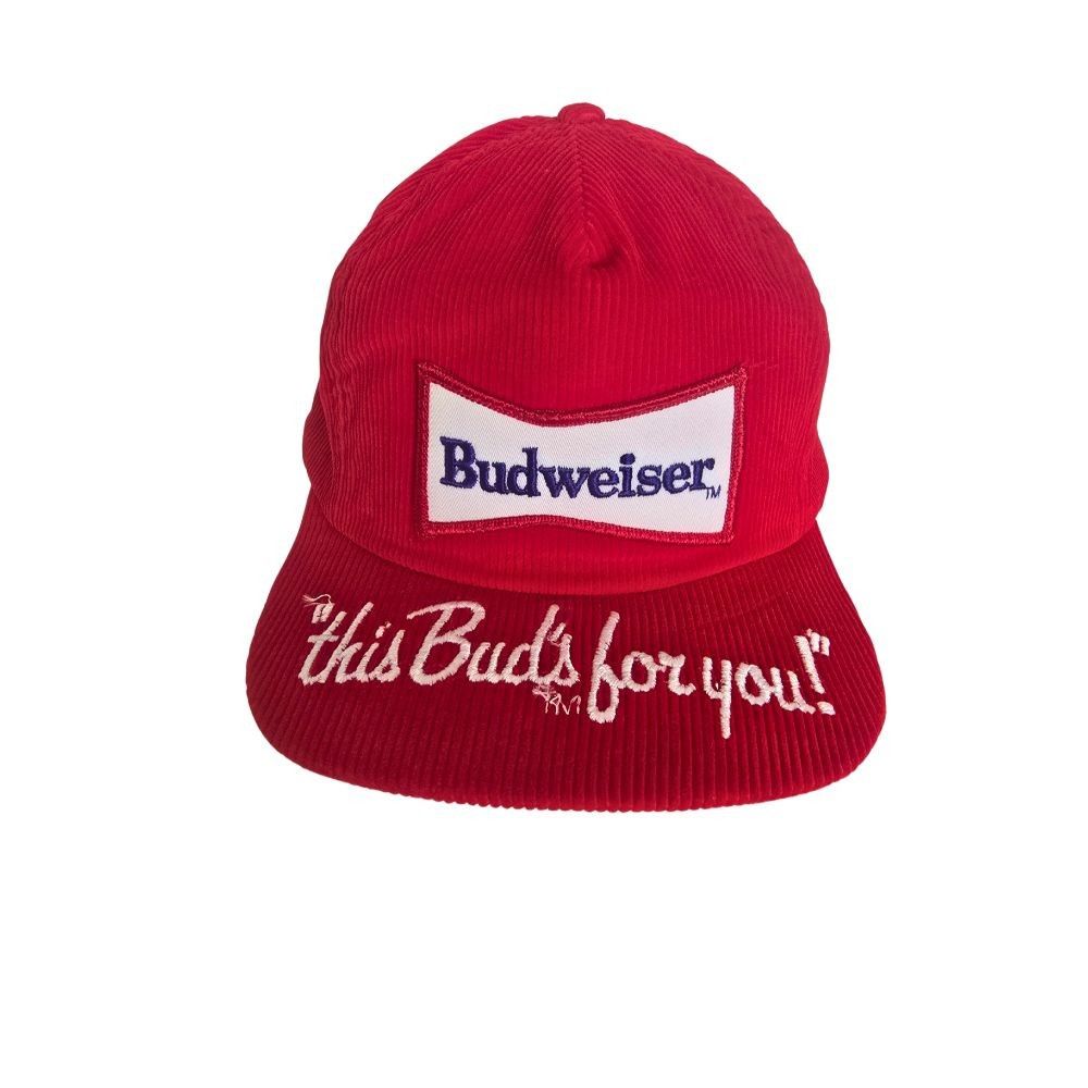 Budweiser Vintage Budweiser Corduroy Cap Size ONE SIZE - 1 Thumbnail