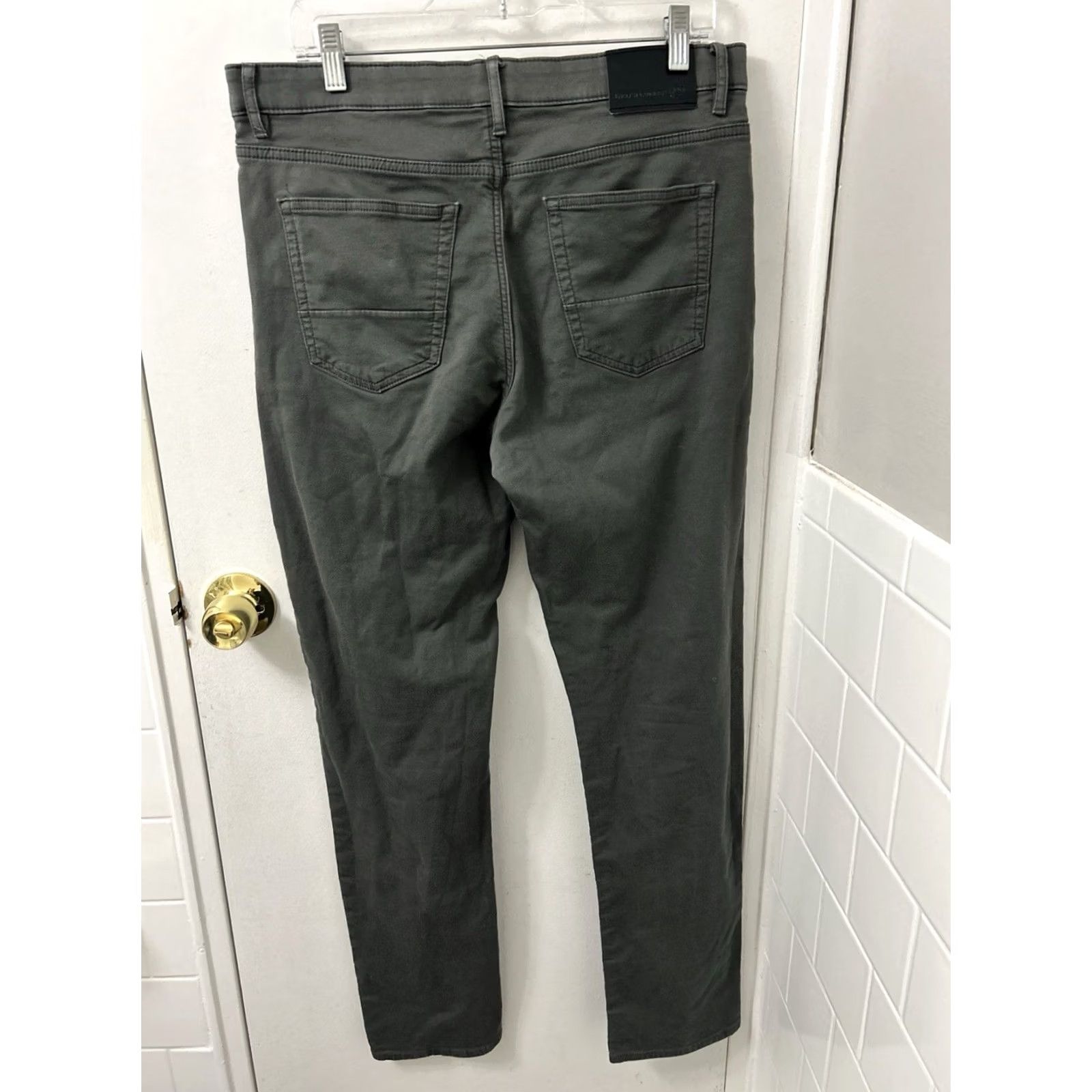 English Laundry English Laundry Pants Mens 34 Gray Chino 34x32 Charcoal Grey Pocket Stretch Size US 34 / EU 50 - 7 Thumbnail