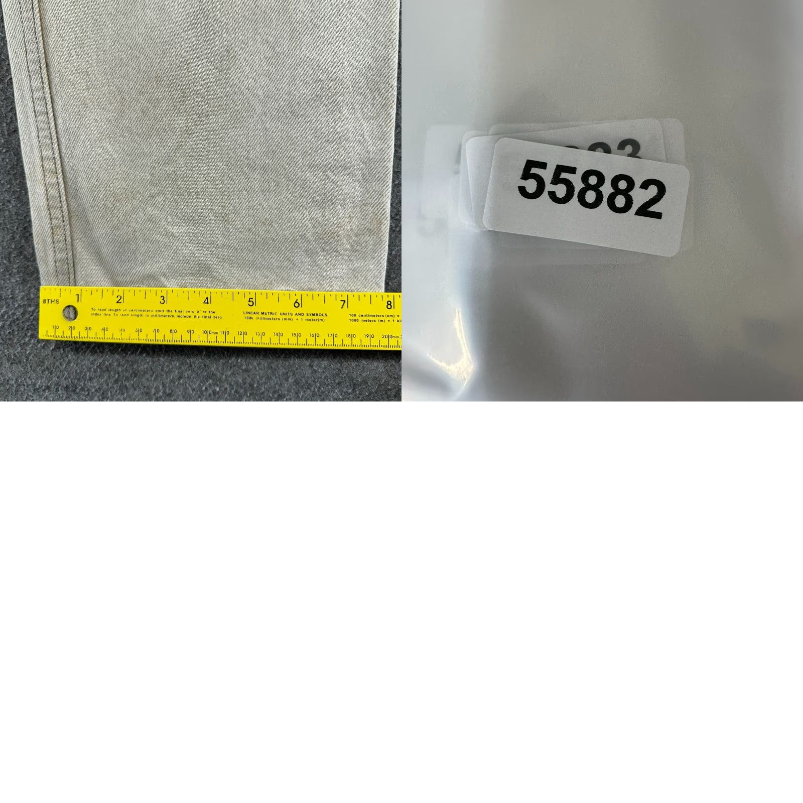 Levi's VINTAGE Levi's 501 Jeans Mens 32x30 Beige Light Wash Straight Regular Fit USA 90s Men's Jeans Regular Beige 501 Series Distressed USA Pattern Size US 32 / EU 48 - 10 Thumbnail