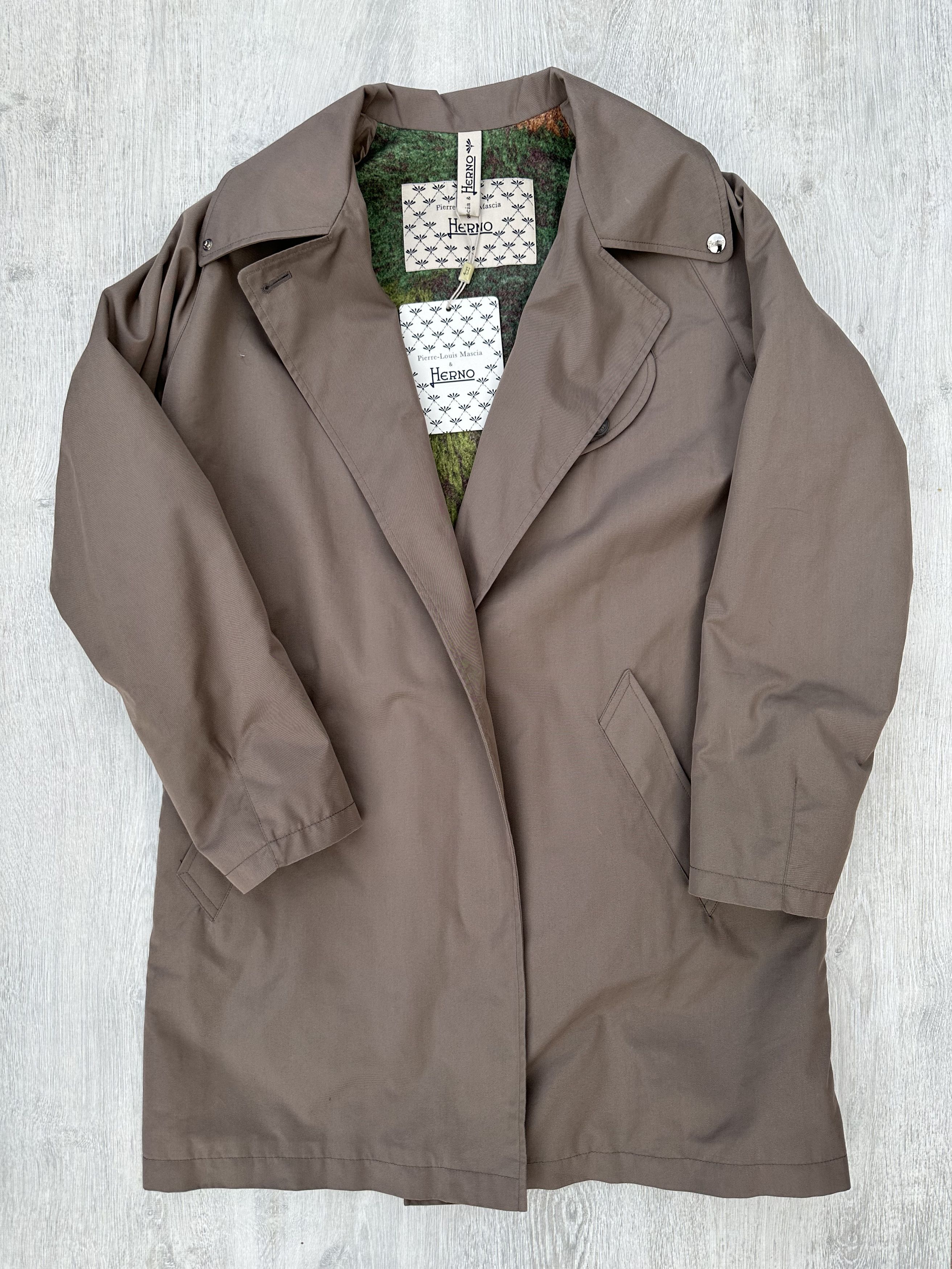 Herno Herno X Pierre Louis Mascia Brown Belted Coat Size US L / EU 52-54 / 3 - 1 Thumbnail