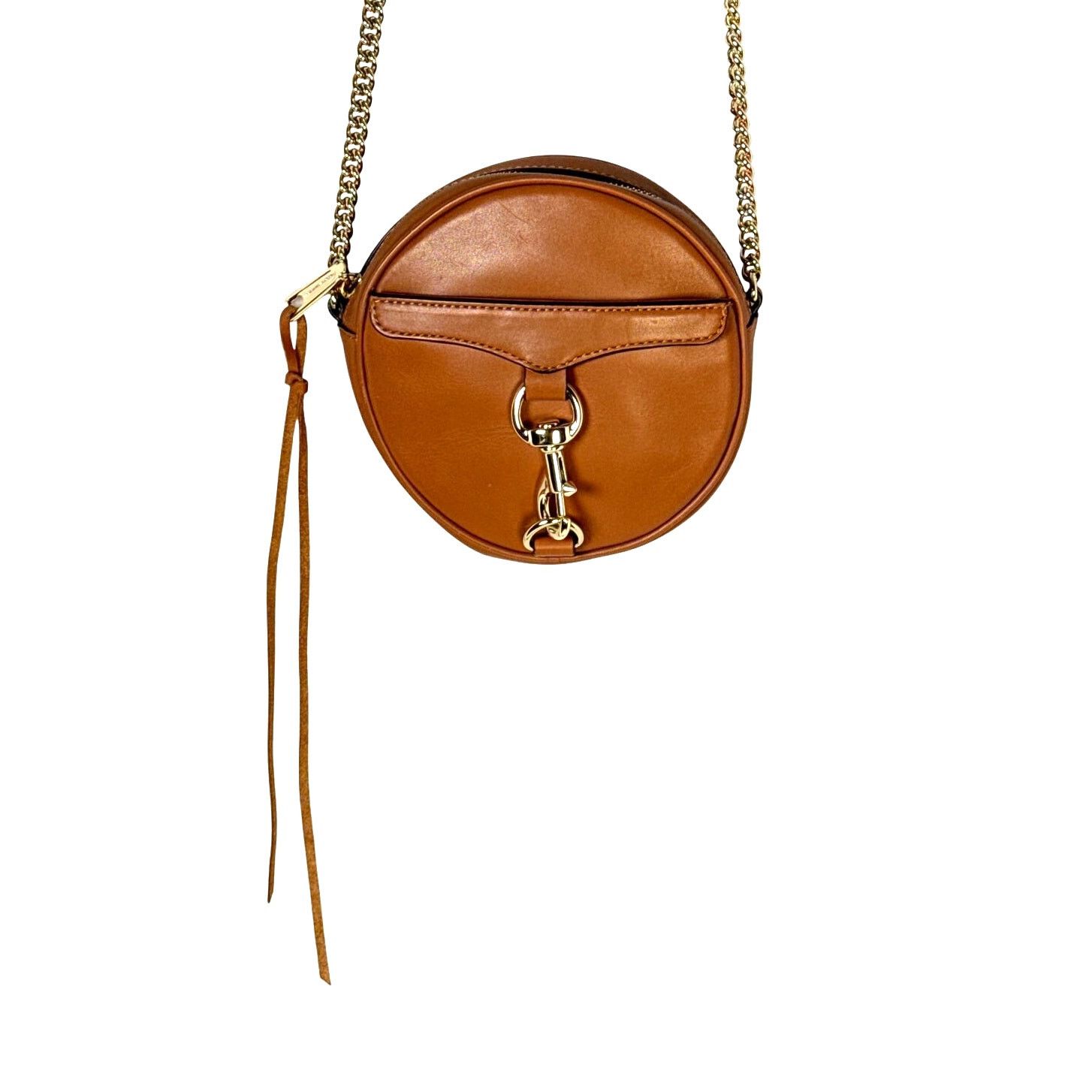 Rebecca Minkoff Vintage Rebecca Minkoff Brown Leather Round Bag w Dust Bag Size ONE SIZE - 16 Thumbnail