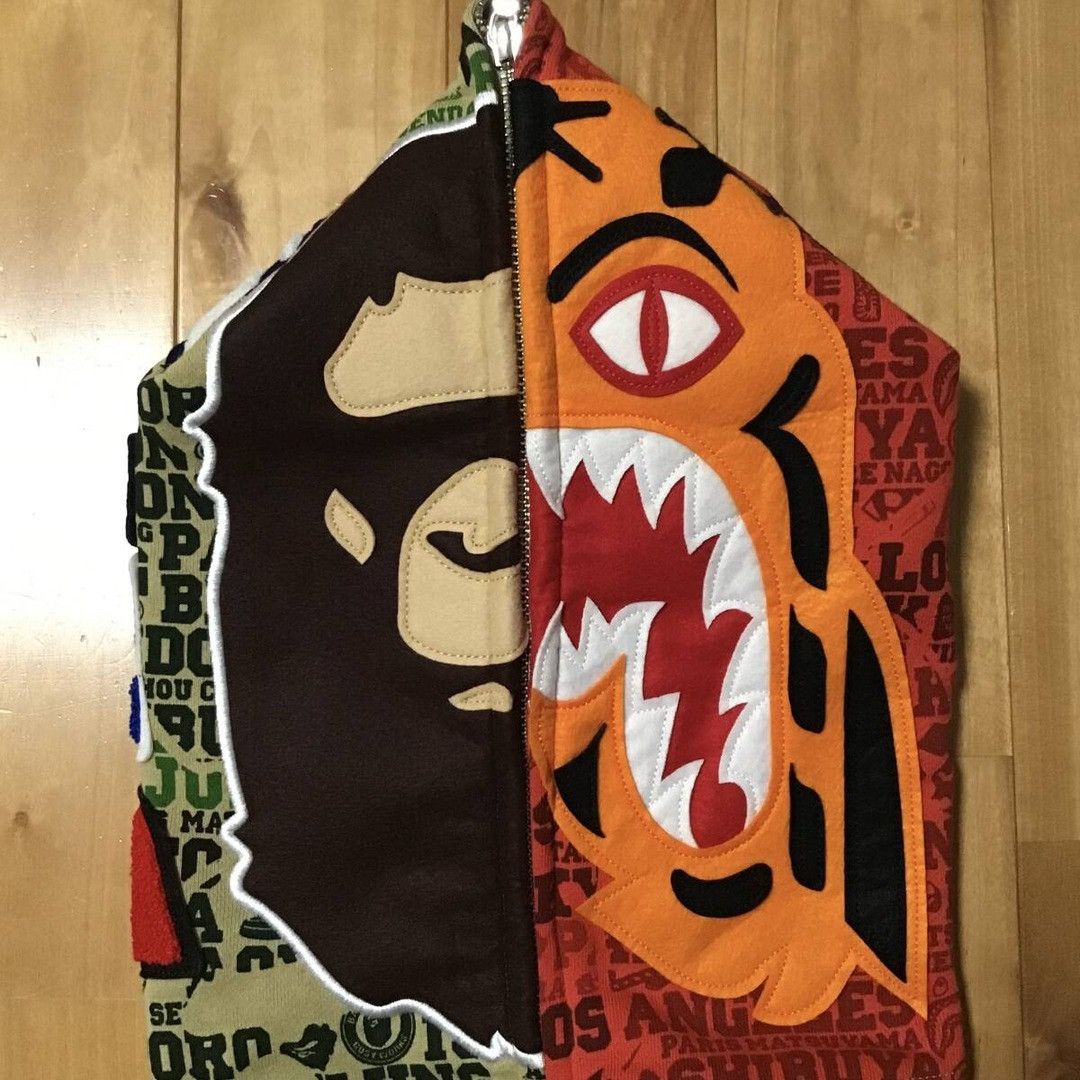 Bape BAPE XXV CITIES CAMO Ape Head Tiger Full Zip Hoodie APE Size US M / EU 48-50 / 2 - 3 Thumbnail