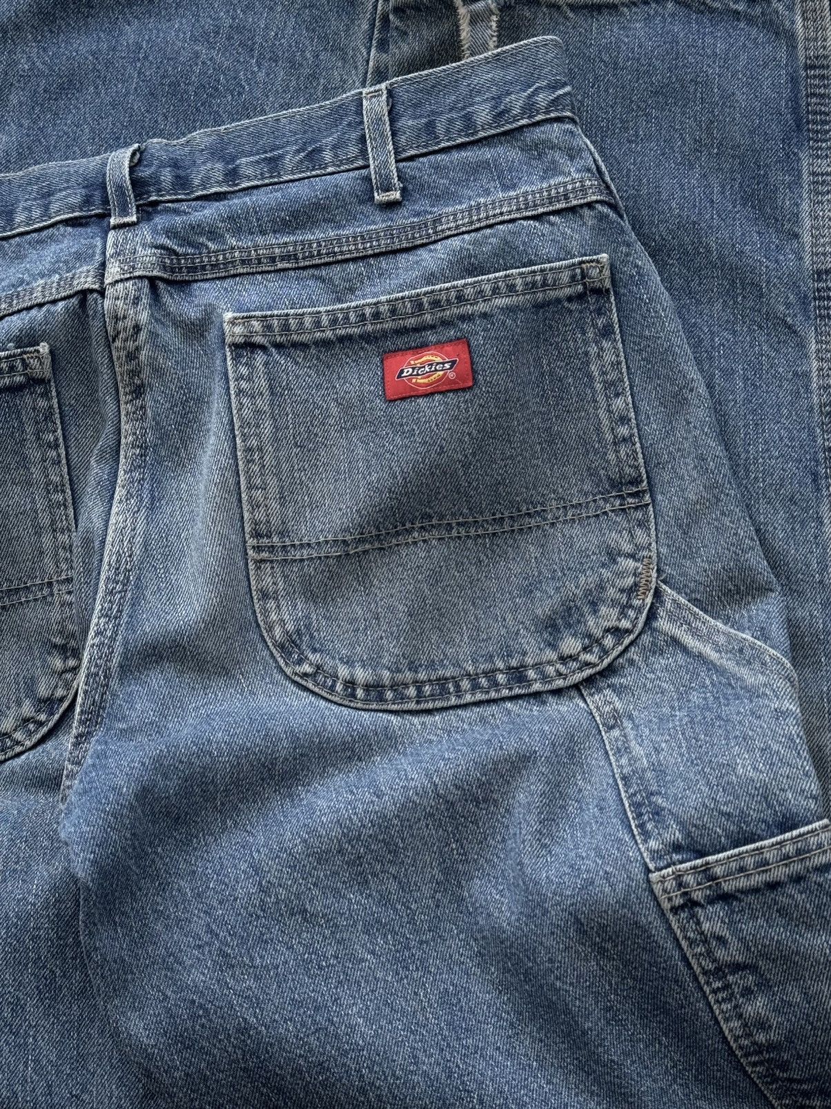 Dickies Vintage 00s Dickies Work Faded Carpenter Jeans Pants Size US 32 / EU 48 - 4 Thumbnail