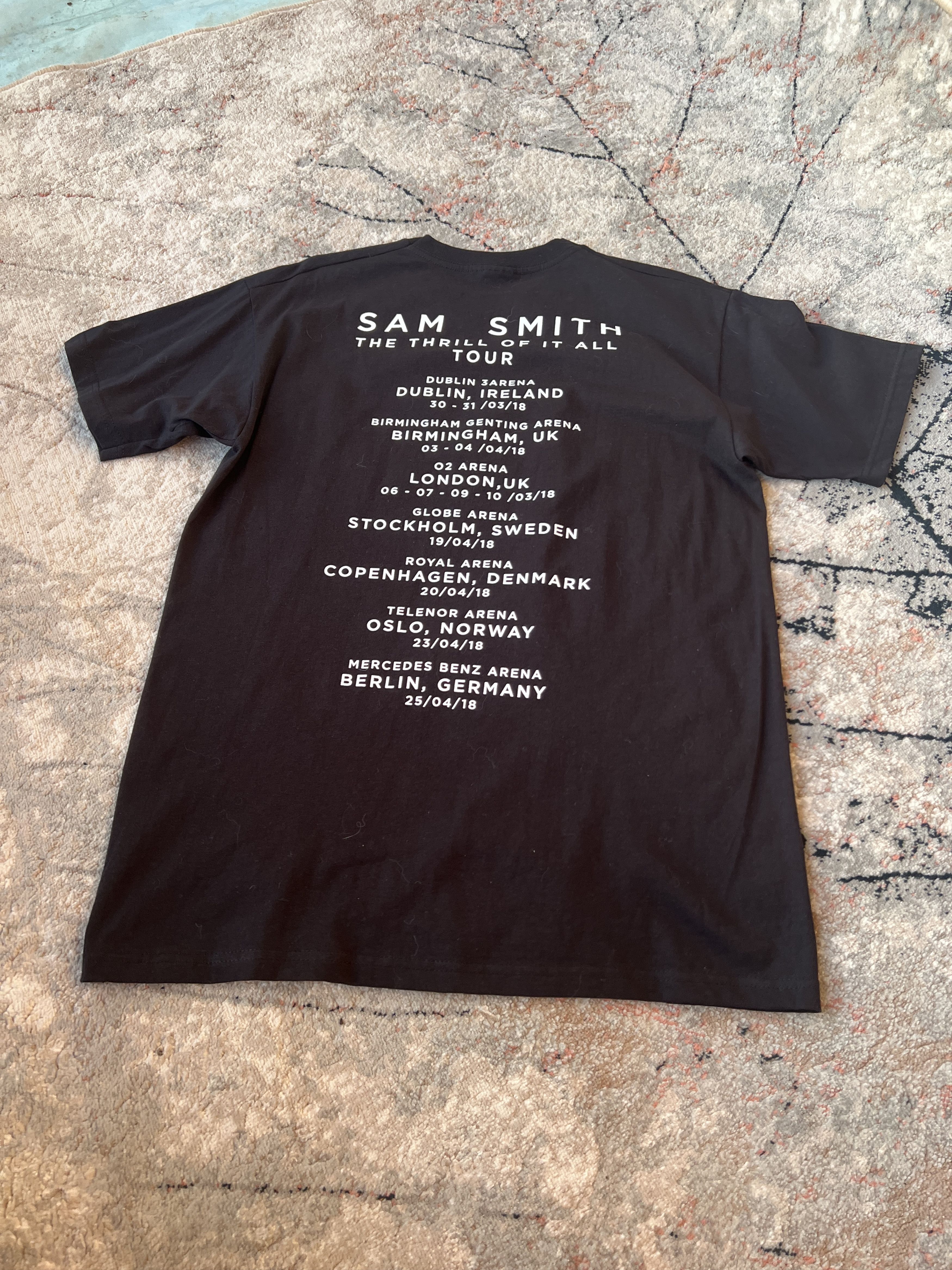 Band Tees Sam Smith The Thrill Of It Tour Tee Size US M / EU 48-50 / 2 - 5 Thumbnail