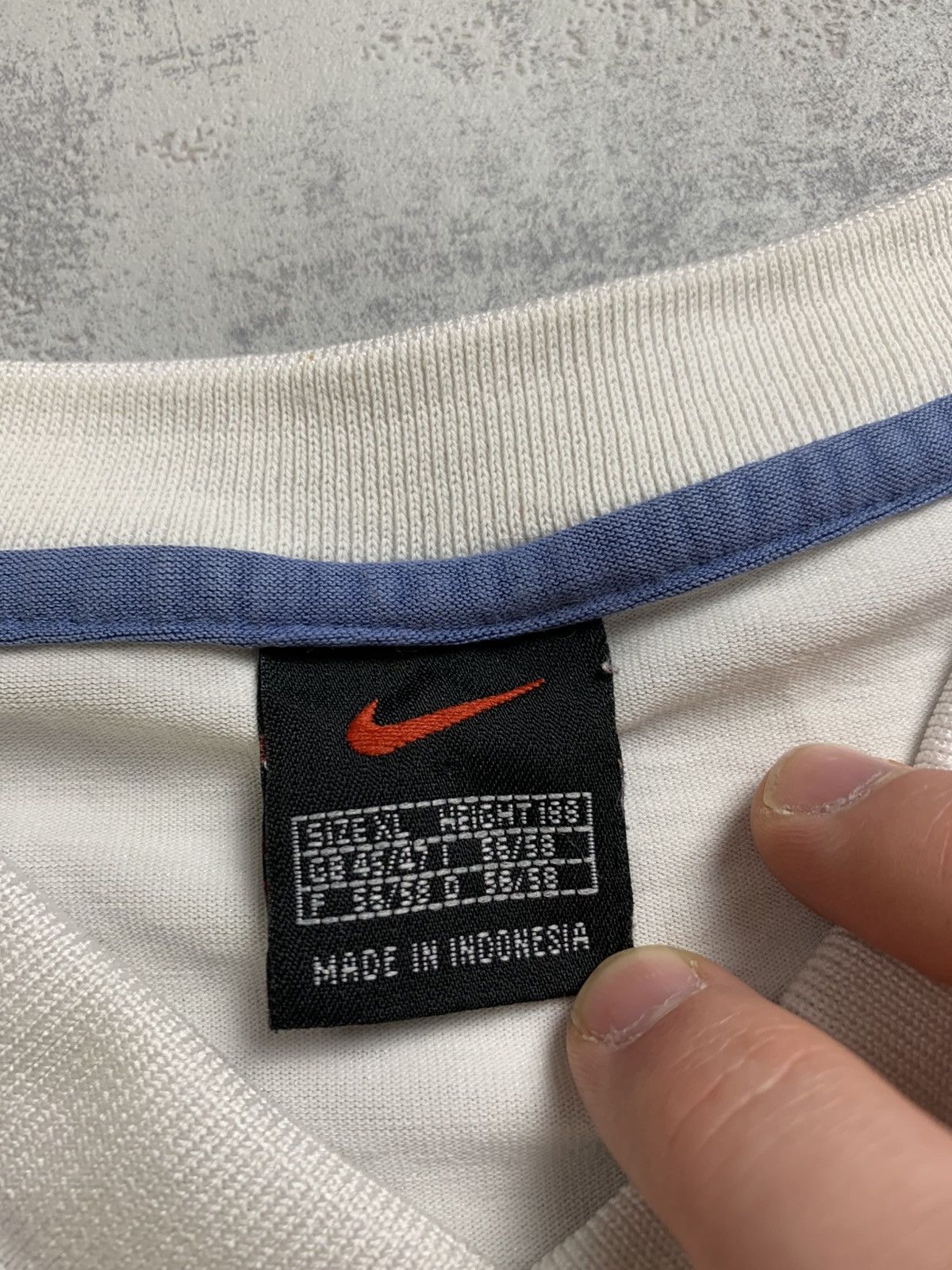 Nike × Vintage Vintage Nike Jersey Spellout y2k Size US XL / EU 56 / 4 - 5 Thumbnail