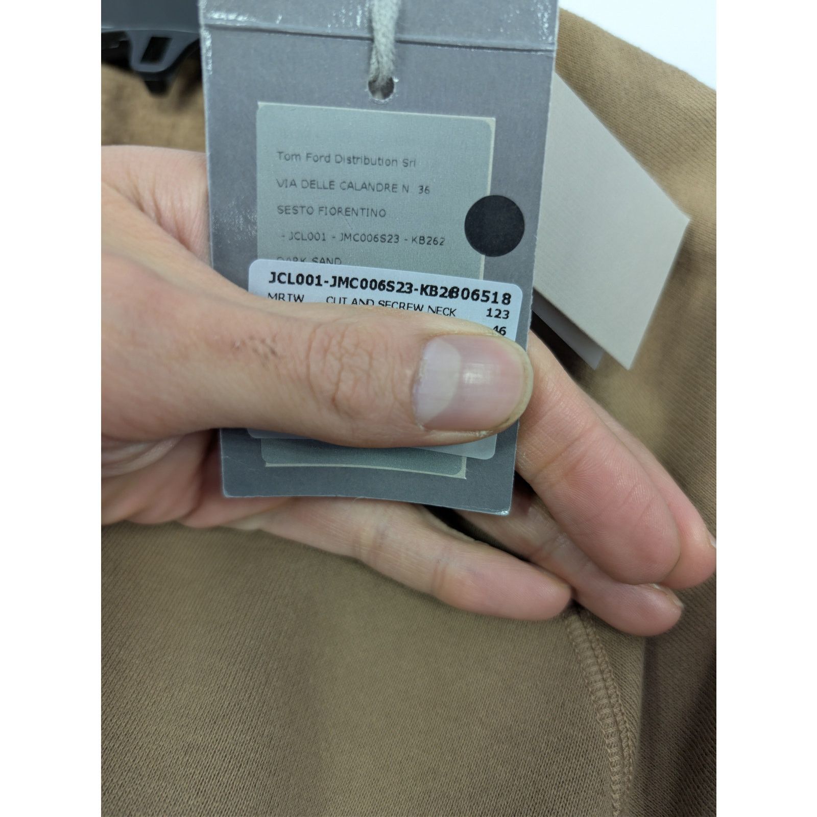 Tom Ford o1rshd1 Sweatshirt in Dark Sand Size US M / EU 48-50 / 2 - 21 Thumbnail