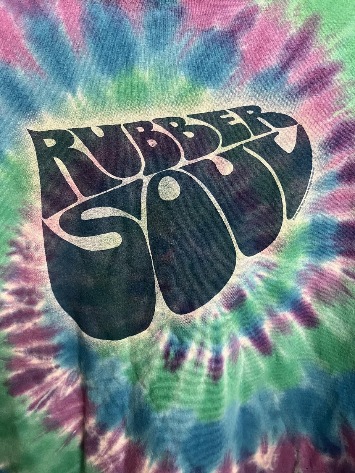 Liquid Blue Beatles Rubber Soul Album Liquid Blue Grey Tag Tie Dye -L Size US L / EU 52-54 / 3 - 4 Thumbnail