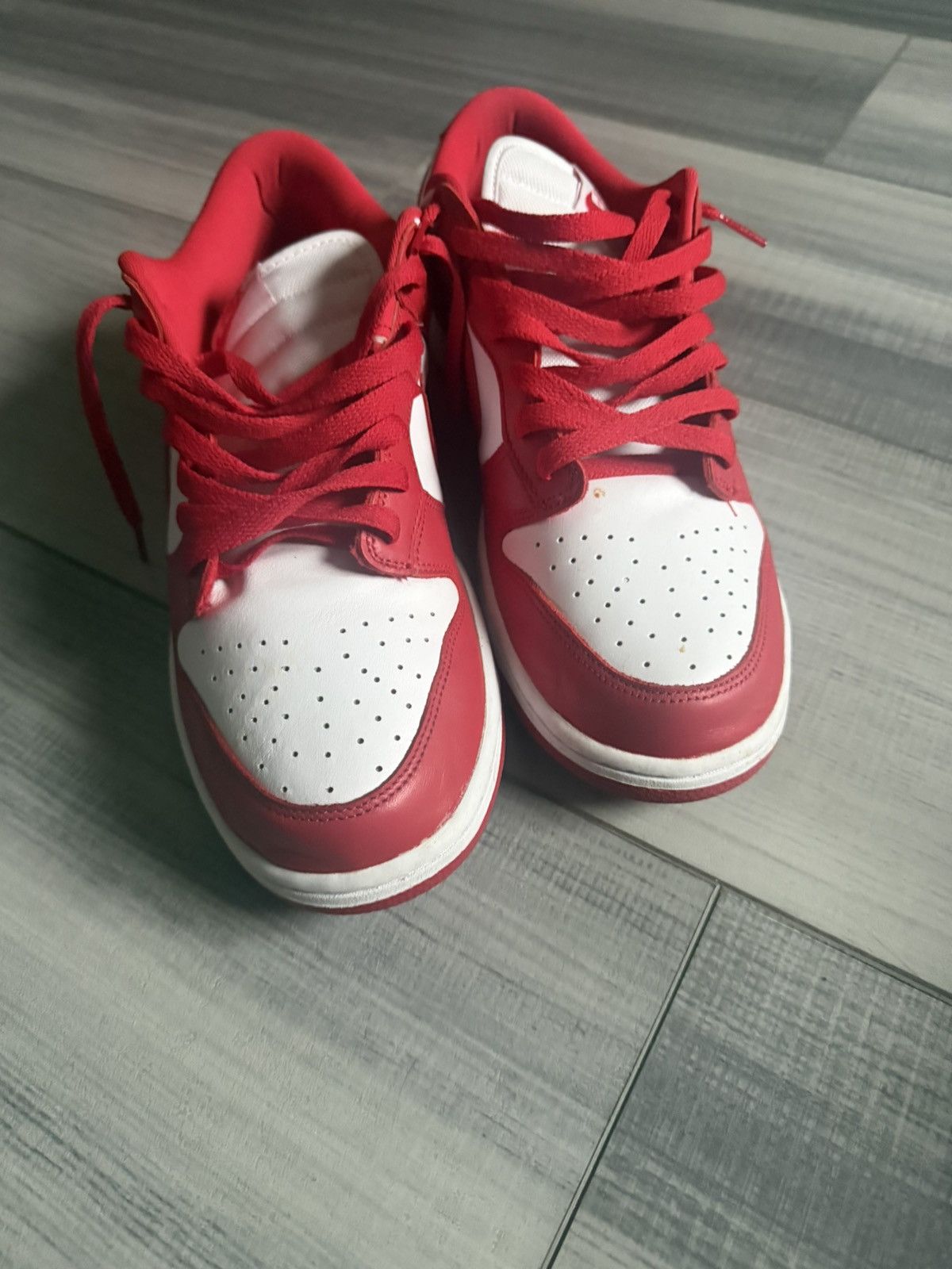 Nike Nike Dunk Low St John’s Red White CU1727-100 Men’s Size 11 Size US 11 / EU 44 - 8 Thumbnail
