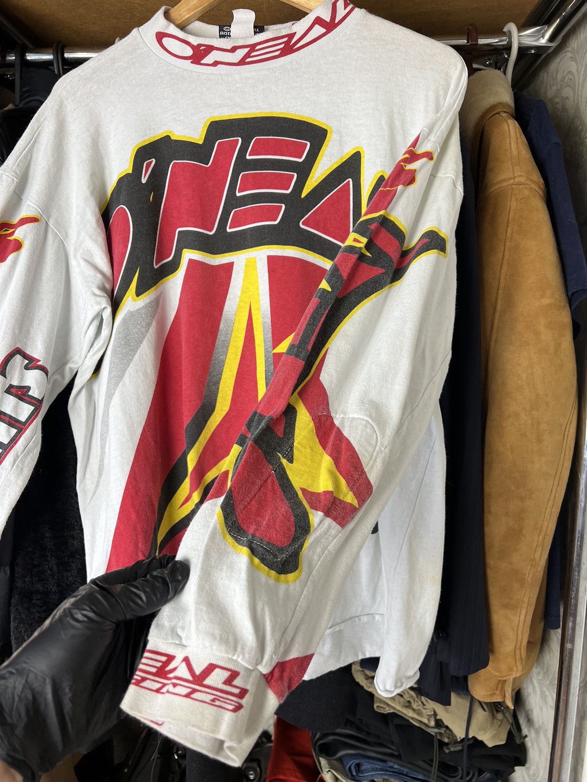 Other Vintage O'Neal Racing Long Sleeve T Shirt 90s Size US L / EU 52-54 / 3 - 7 Thumbnail