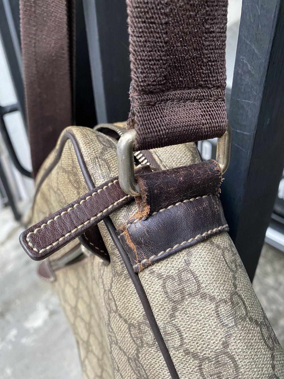 Gucci × Vintage Gucci GG Plus PVC Leather Shoulder Bag Size ONE SIZE - 13 Thumbnail
