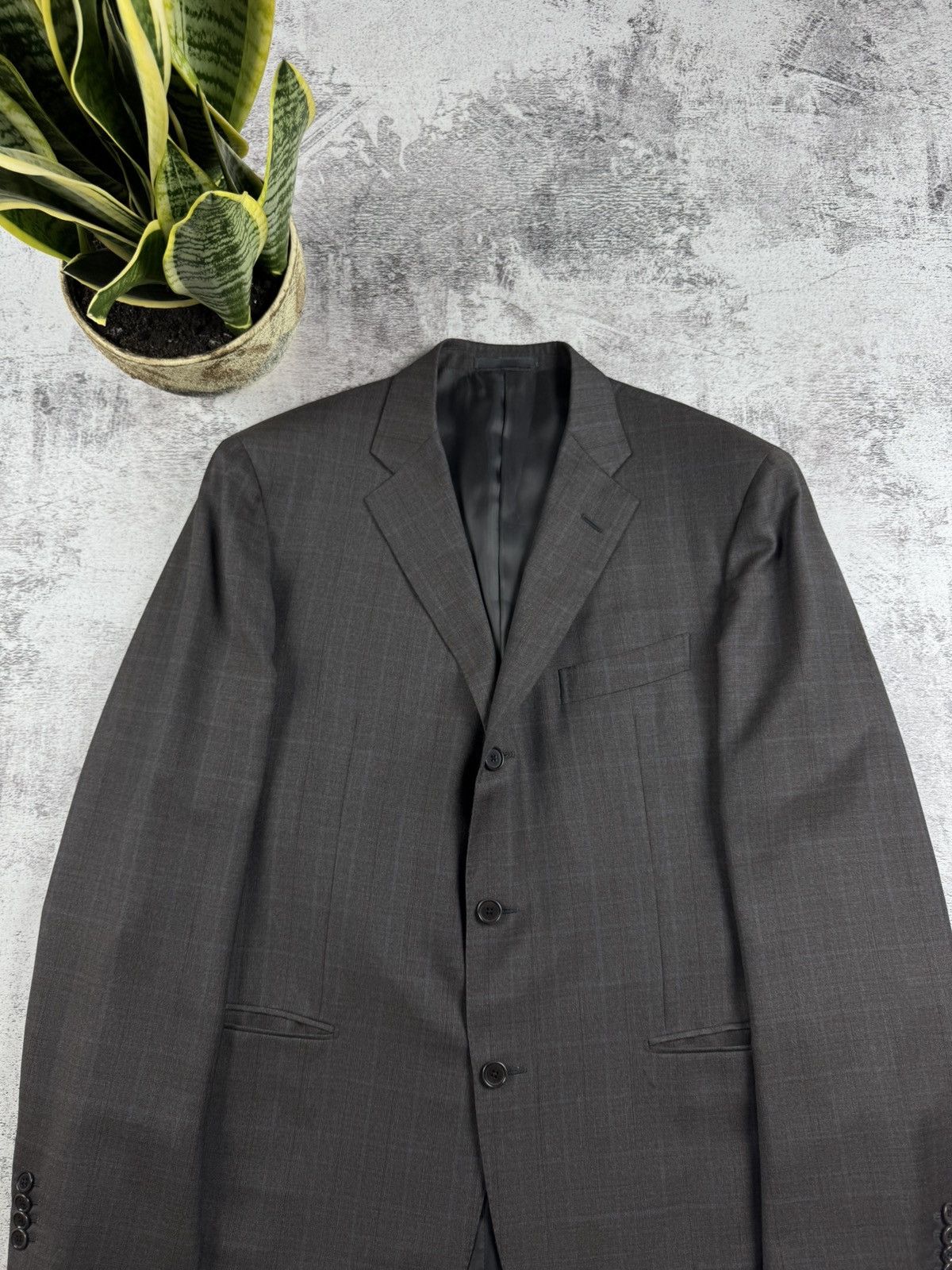 Caruso Vintage Raffaele Caruso 54R Classic 90S Blazer Suit Jacket Size 54R - 6 Thumbnail