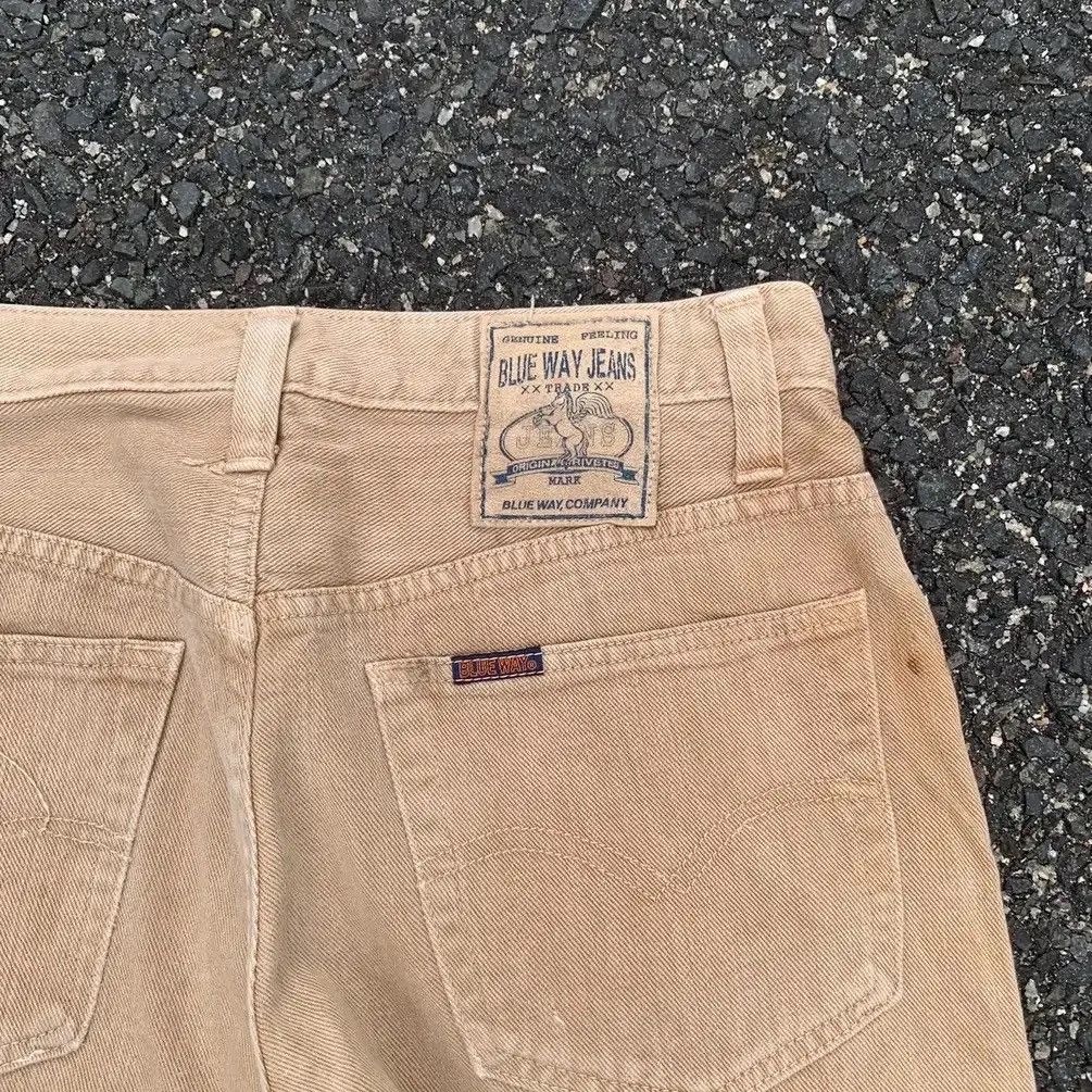 Japan Blue 5-POCKET TROUSERS VINTAGE BLUE WAY JEANS FADED DENIM PANTS Size US 28 / EU 44 - 11 Thumbnail