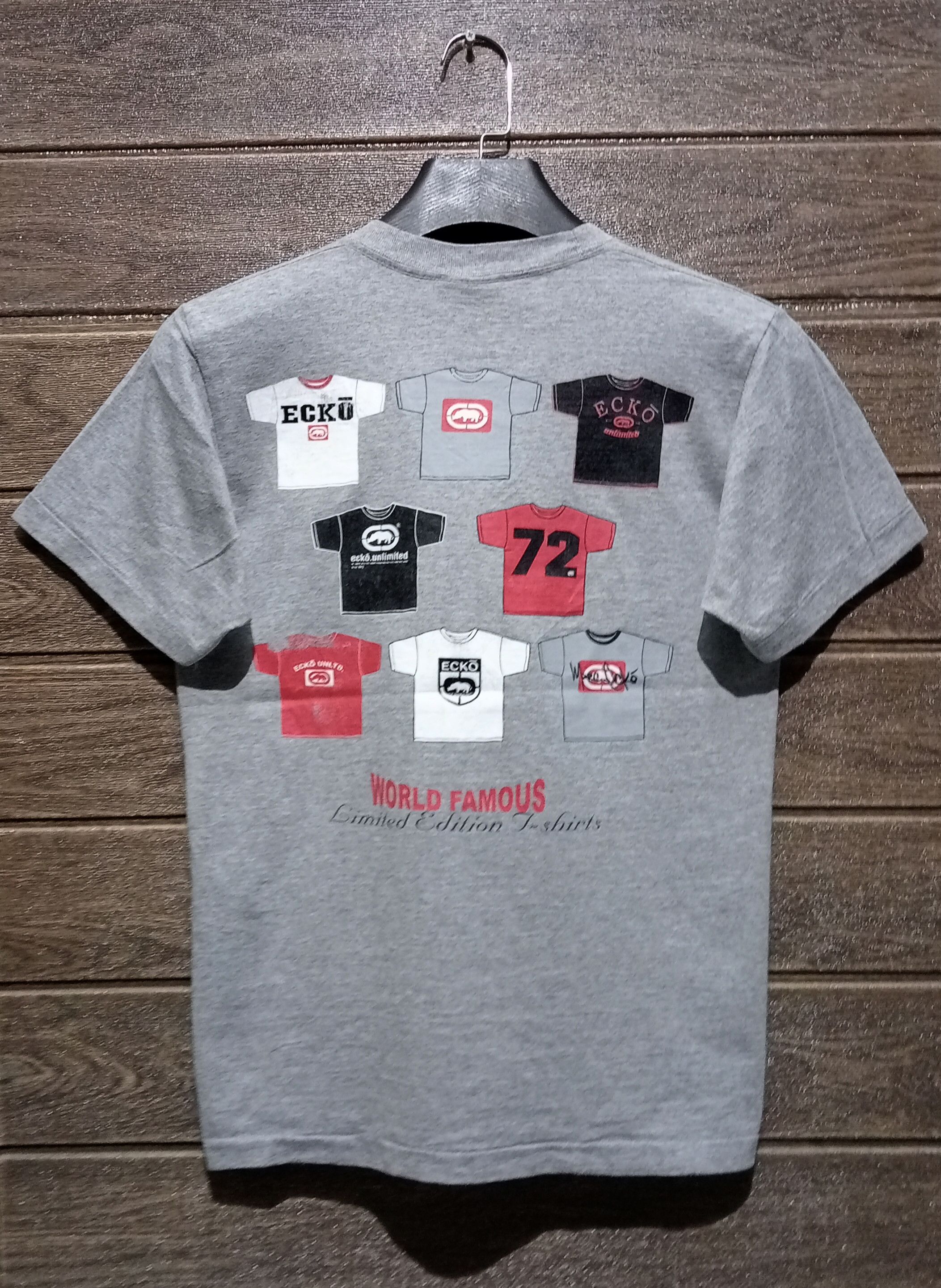 Ecko Unltd. × Marc Ecko VTG'90s Single Stitch Ecko Unltd World Famous Limited Ed Tee Size US M / EU 48-50 / 2 - 5 Thumbnail