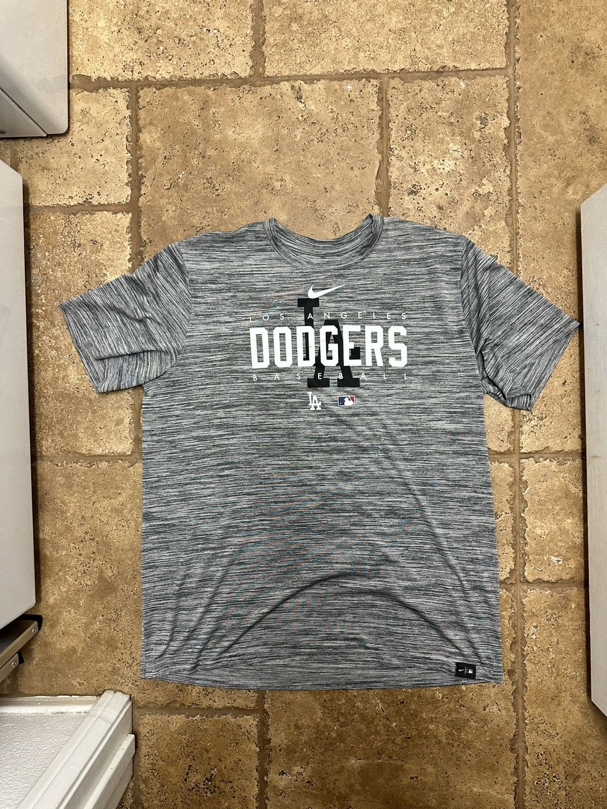MLB × Nike MLB Nike Los Angeles Dodgers Baseball Dri Fit Shirt Size US XL / EU 56 / 4 - 1 Thumbnail