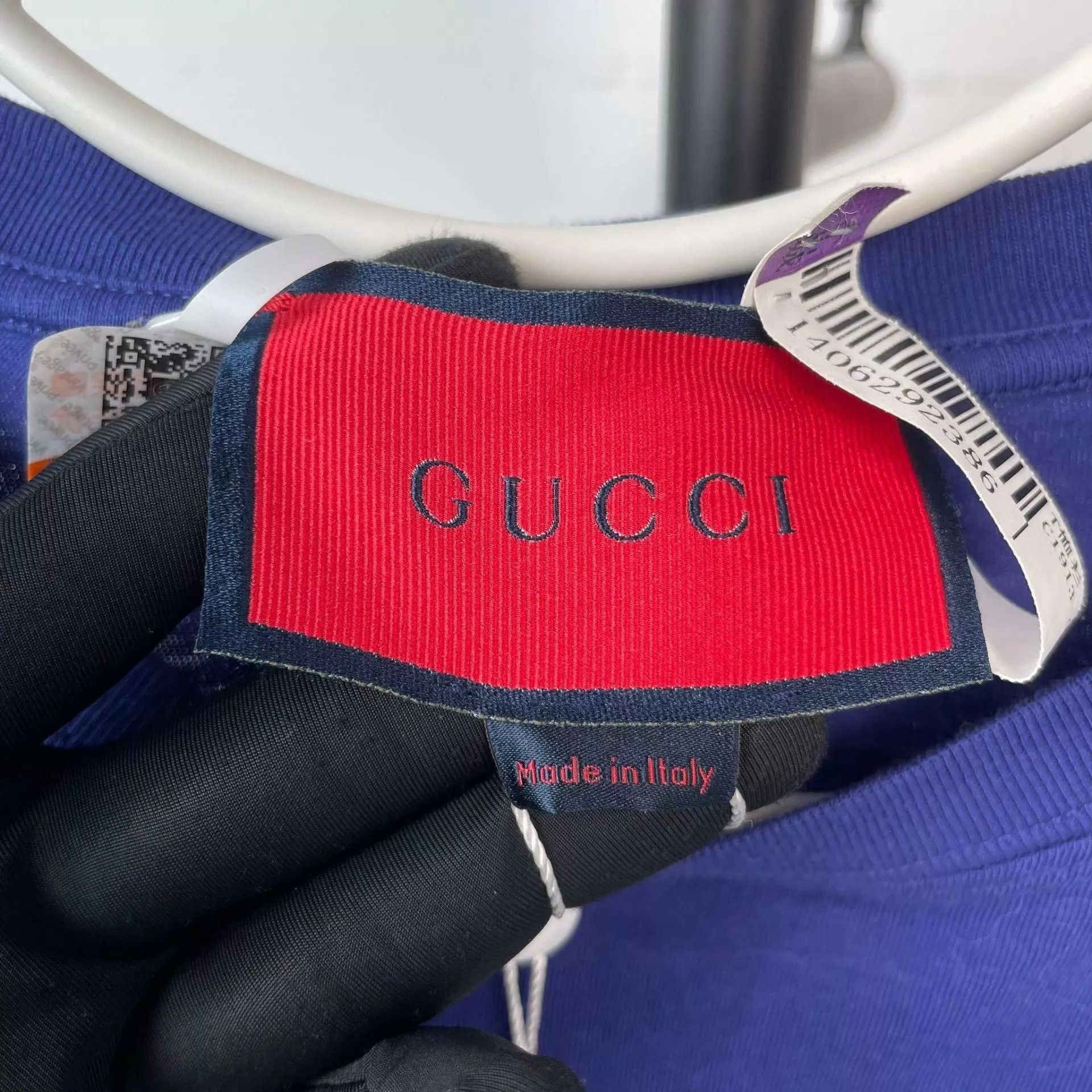 Gucci Gucci Star Double G Crewneck SS Blue S 175 Size US S / EU 44-46 / 1 - 3 Thumbnail