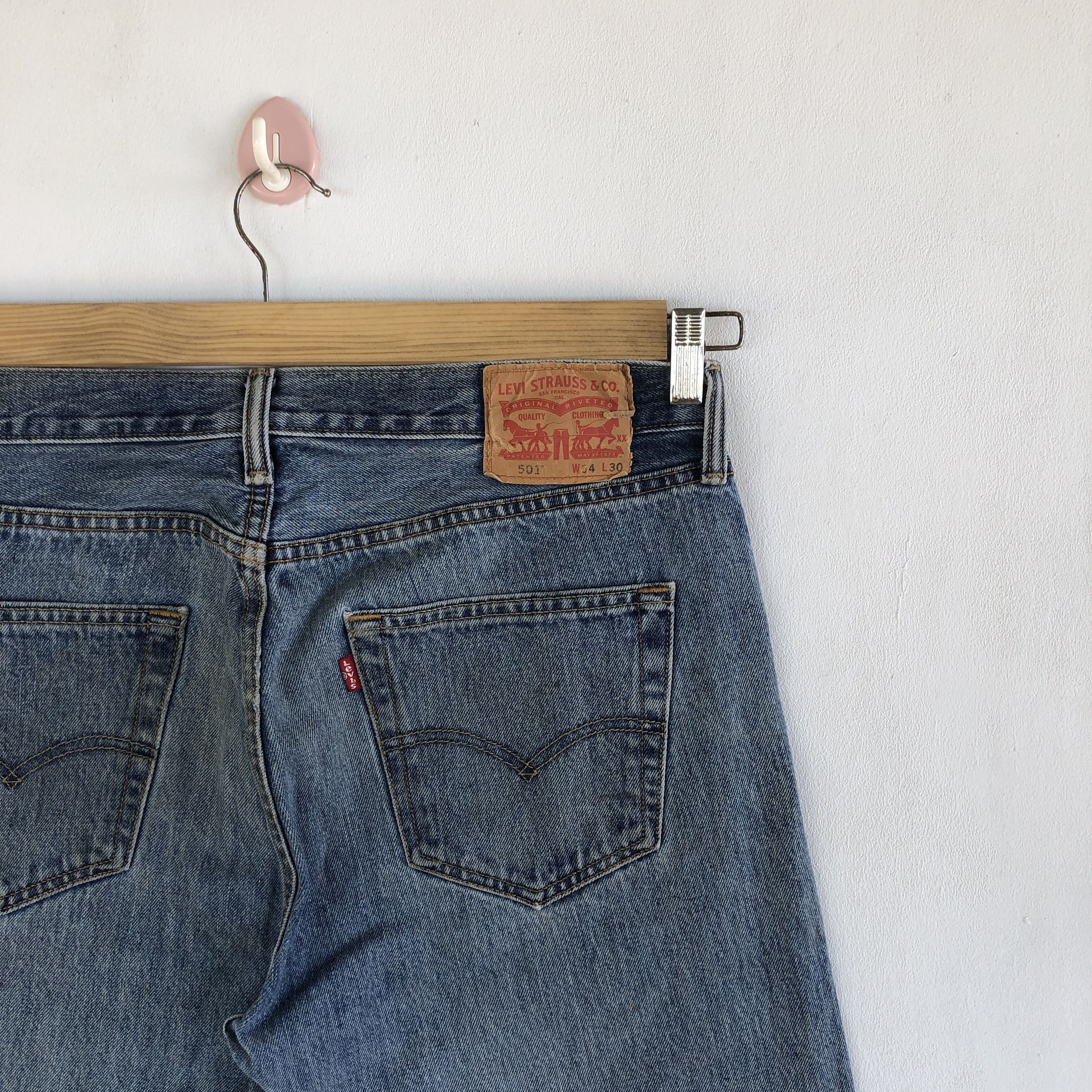 Levi's Vintage Levi's 501 Sun Faded Jeans Levis 501 Dirty Denim Size US 34 / EU 50 - 5 Thumbnail