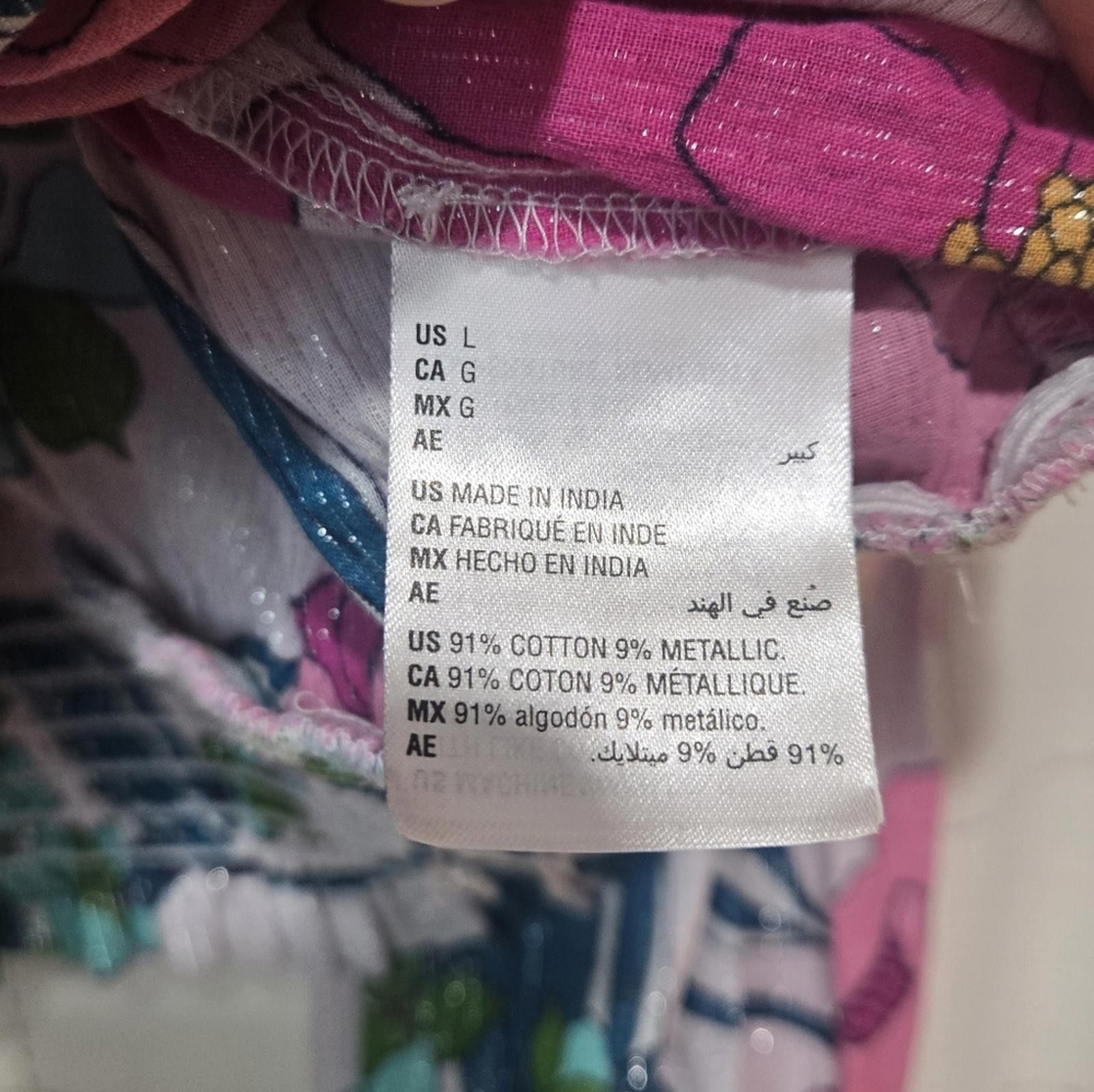 Other INC Cotton Blouse Size L / US 10 / IT 46 - 4 Thumbnail