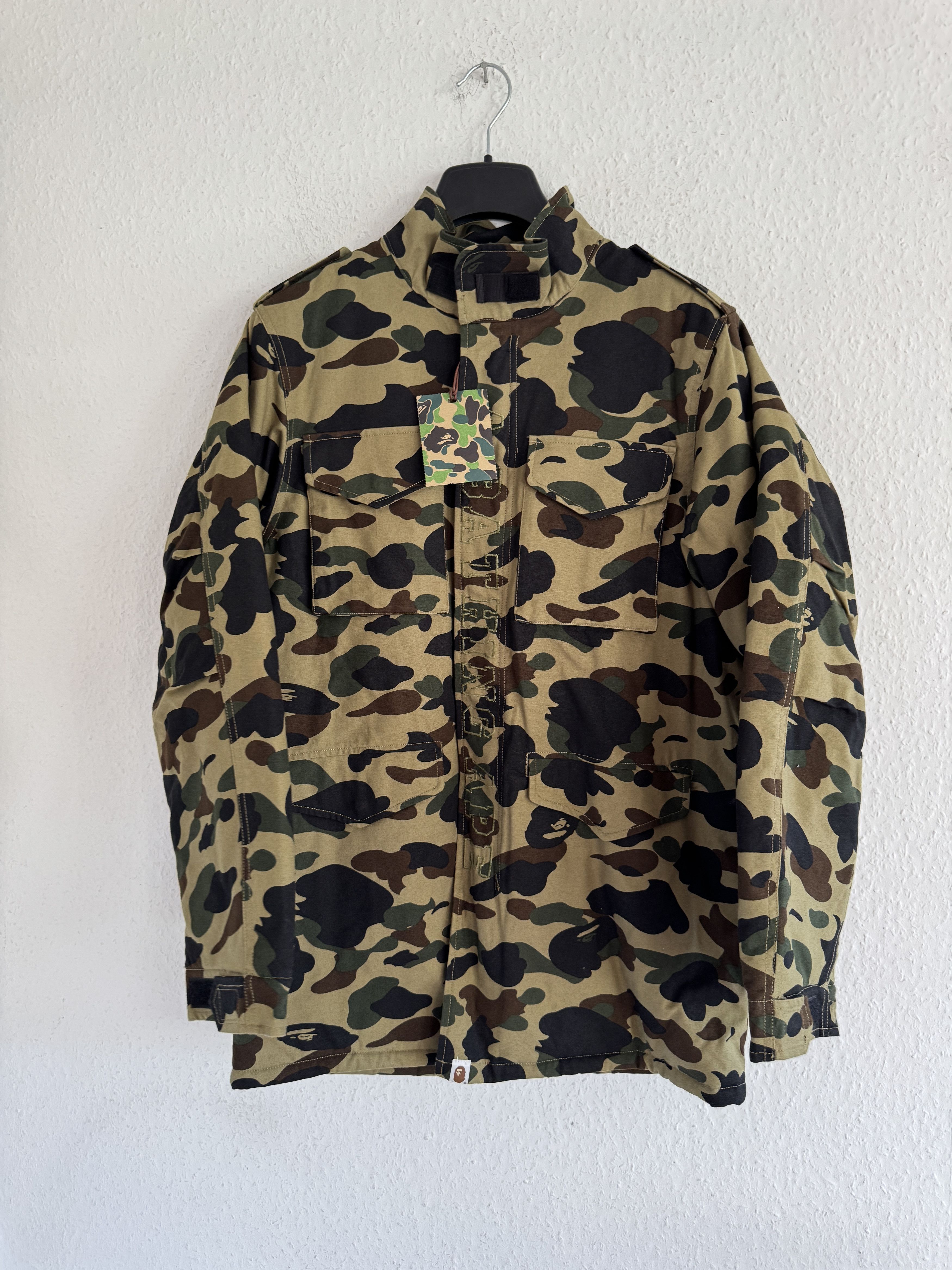 Bape Camo Duck Wide Long Jacket Size US XL / EU 56 / 4 - 11 Thumbnail