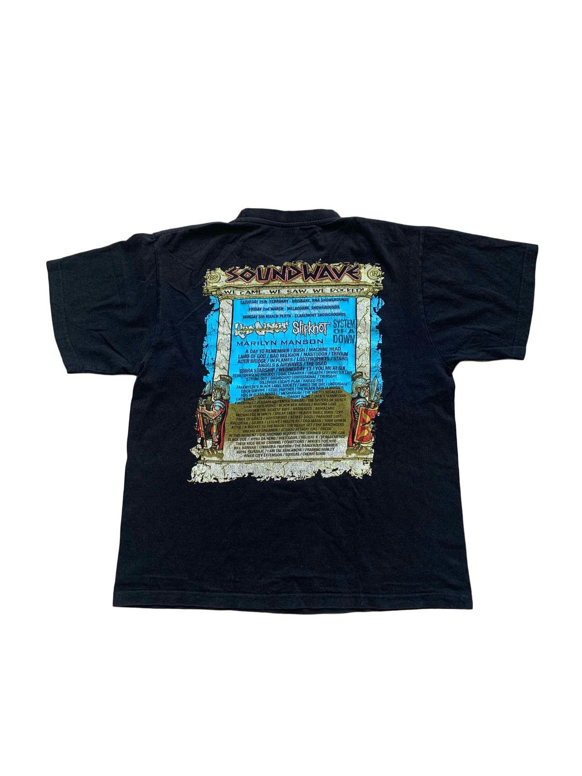 Band Tees × Vintage Vintage Soundwave Festival T-Shirt Band Tee Limp Bizkit Size US M / EU 48-50 / 2 - 3 Thumbnail