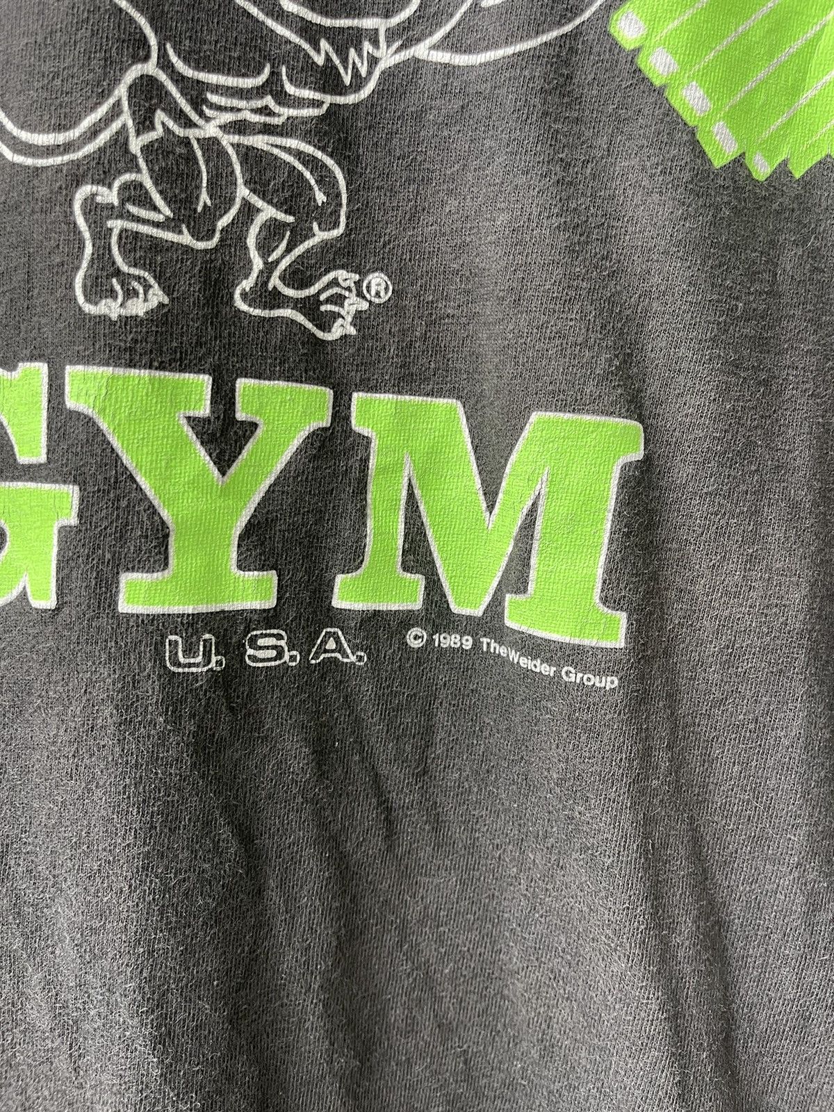 Vintage Vintage Weider Gym usa sun faded t-shirt Size US M / EU 48-50 / 2 - 5 Thumbnail