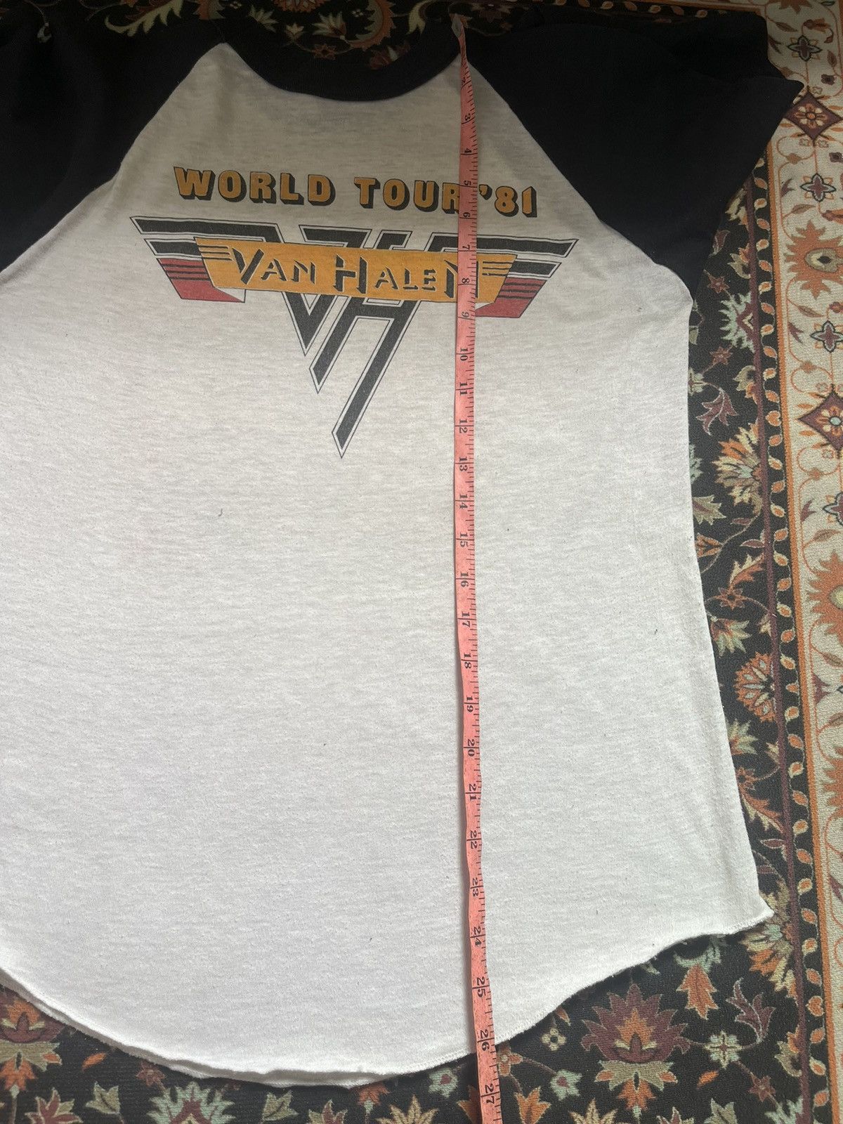 Band Tees × Vintage VAN HALEN 1981 Size US S / EU 44-46 / 1 - 8 Thumbnail