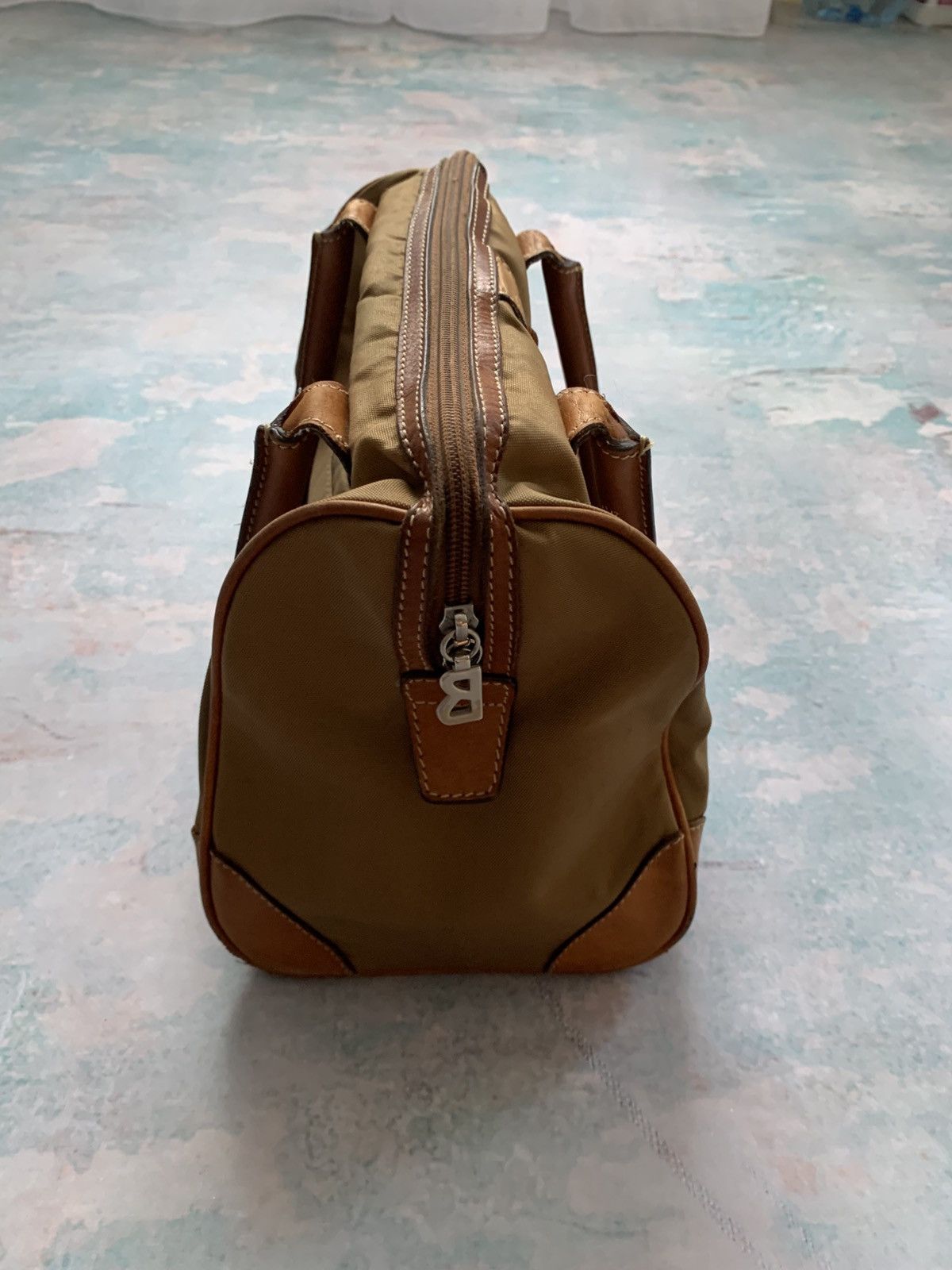 Bogner Vintage Bogner Shoulder Bag Womens Brown Canvas Leather Trim Size ONE SIZE - 4 Thumbnail
