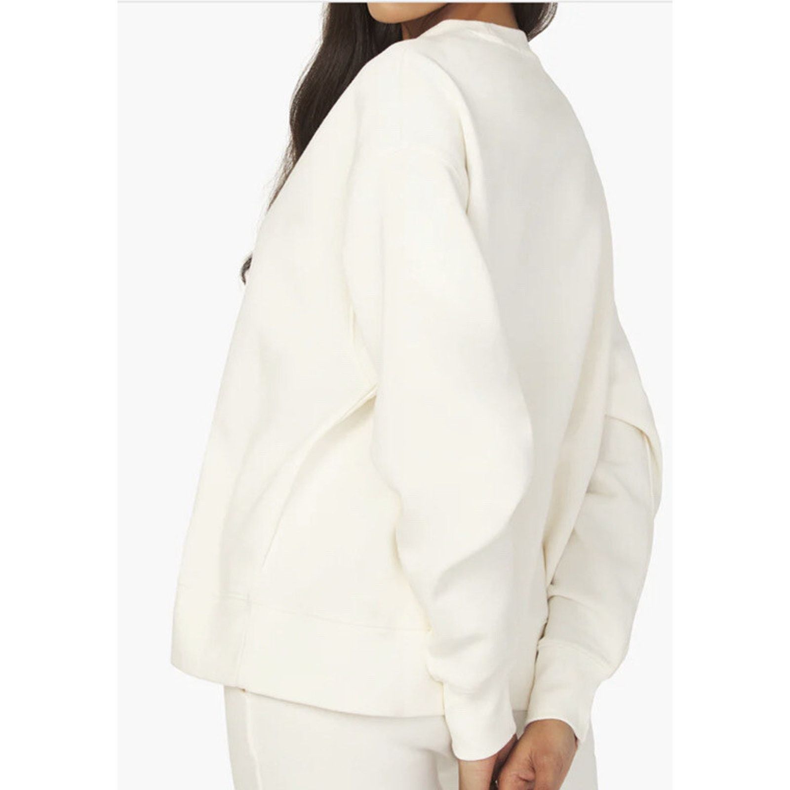 WeWood WEWOREWHAT Oversized Crew Neck IVORY Size L/X-Large A003036 Size XL / US 12-14 / IT 48-50 - 5 Thumbnail