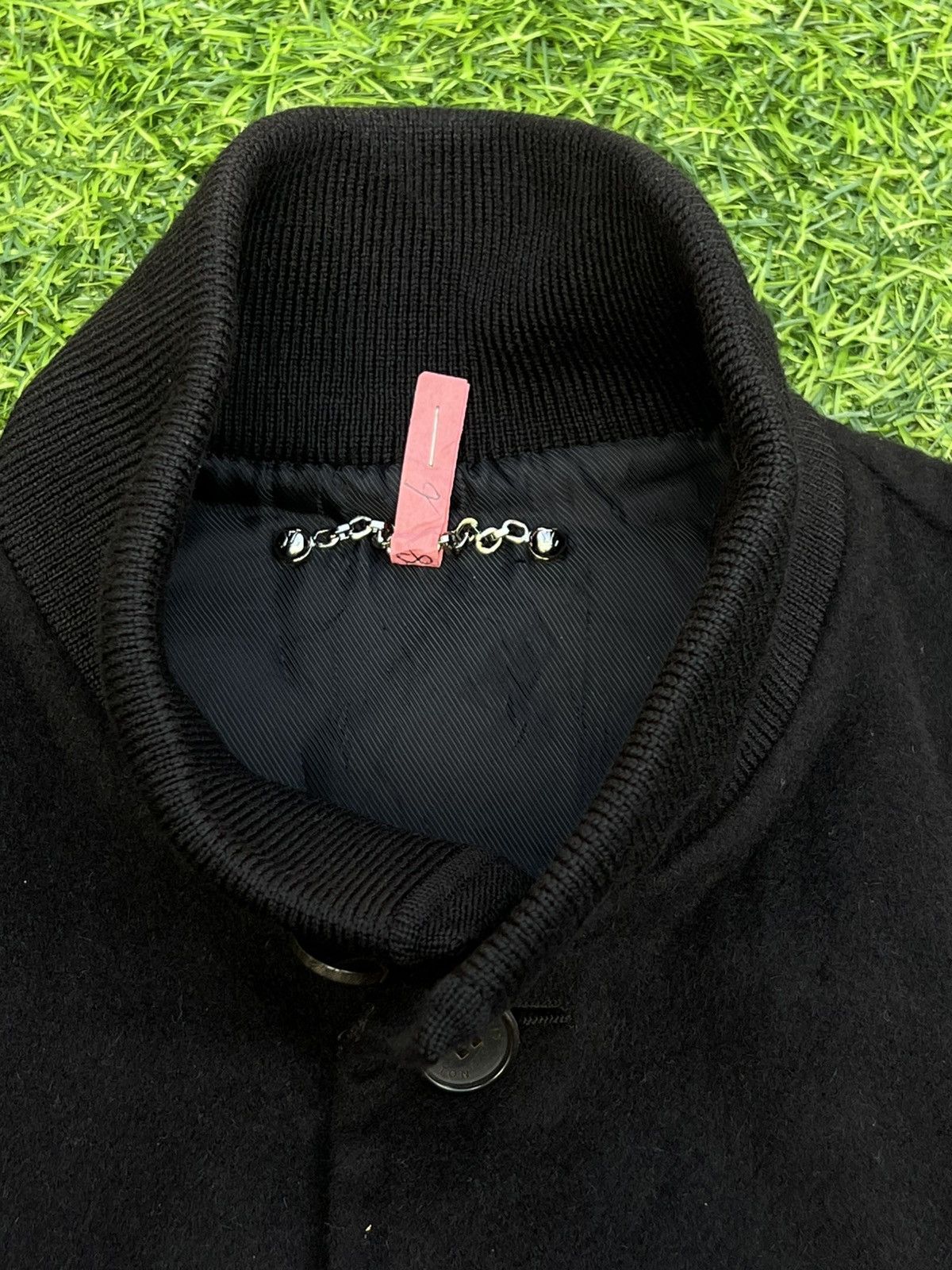 Louis Vuitton Louis Vuitton Black Wool Button-Front Jacket Size US M / EU 48-50 / 2 - 4 Thumbnail
