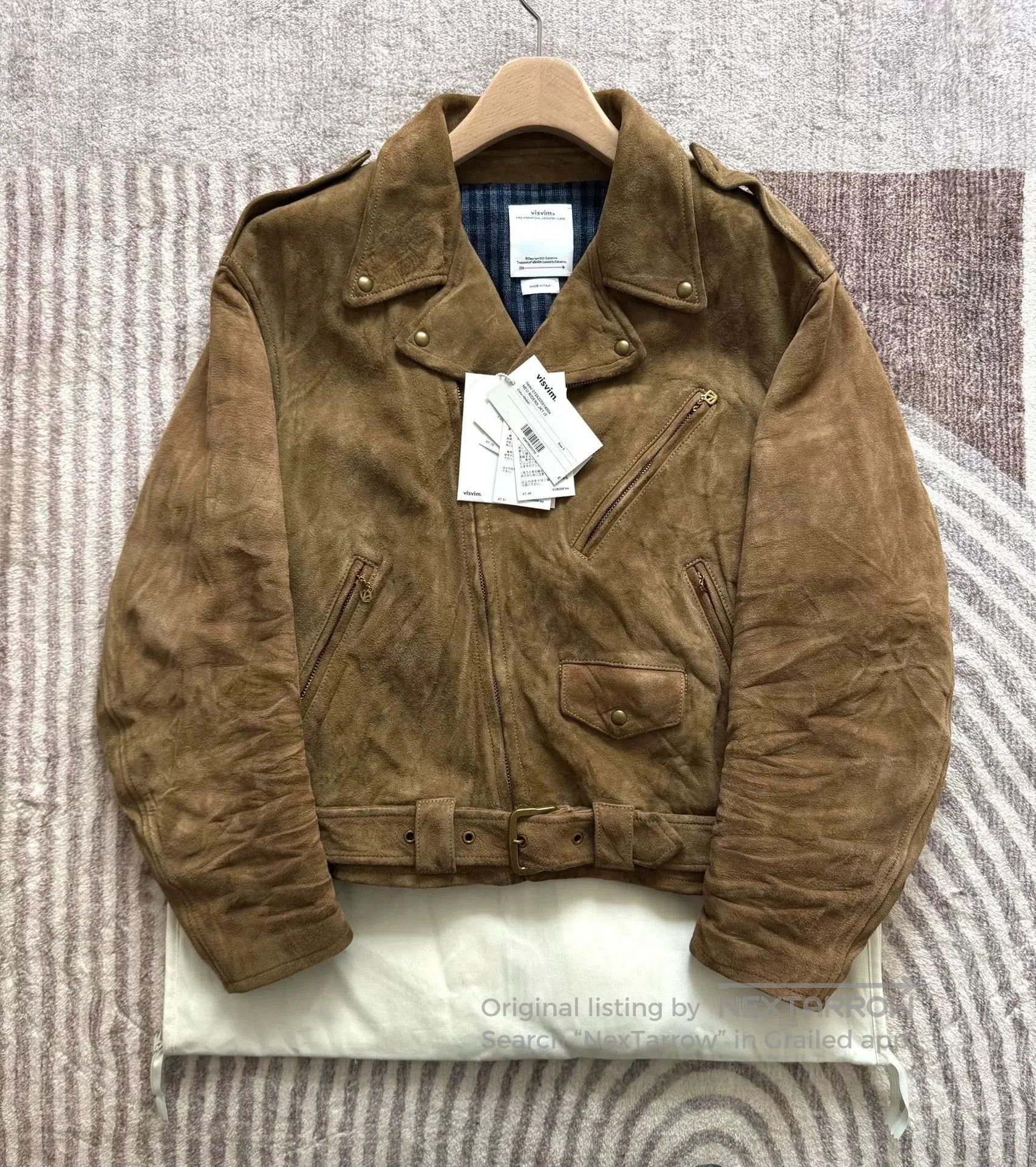 Visvim visvim neu riders jacket in khaki color. Size US M / EU 48-50 / 2 - 1 Thumbnail
