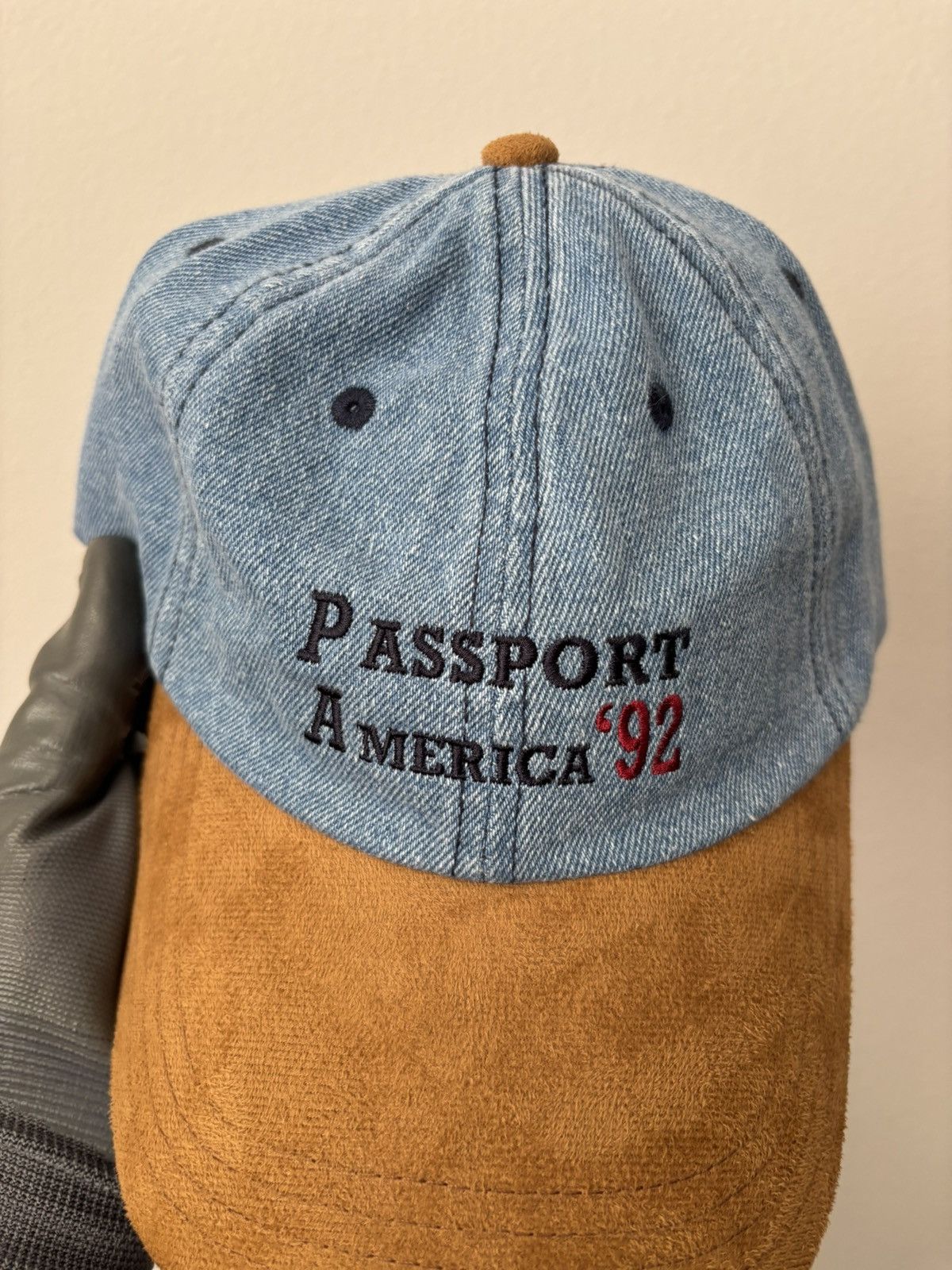 Vintage Vintage 1992 Passport America Hat Size ONE SIZE - 2 Thumbnail