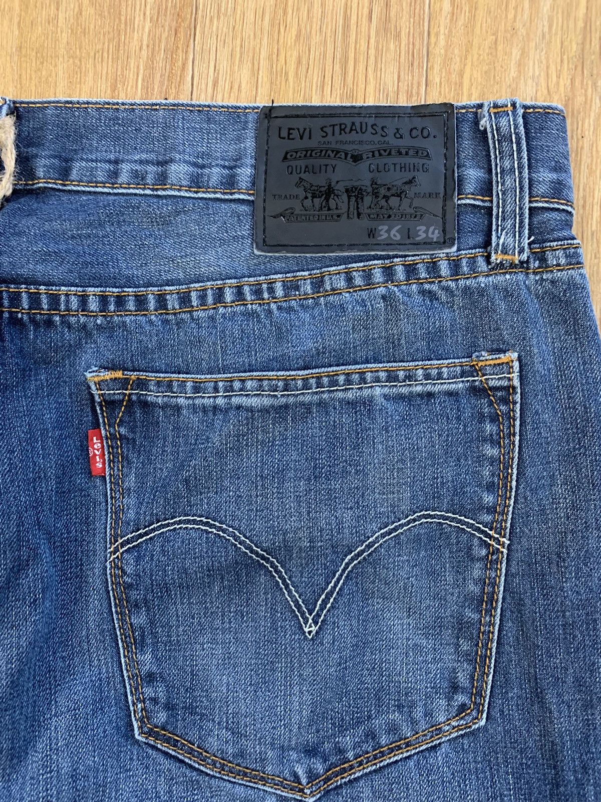 Japanese Brand × Levi's Levi’s V23 Asian Denim Blue Distressed Jeans FCL16B Size US 36 / EU 52 - 10 Thumbnail