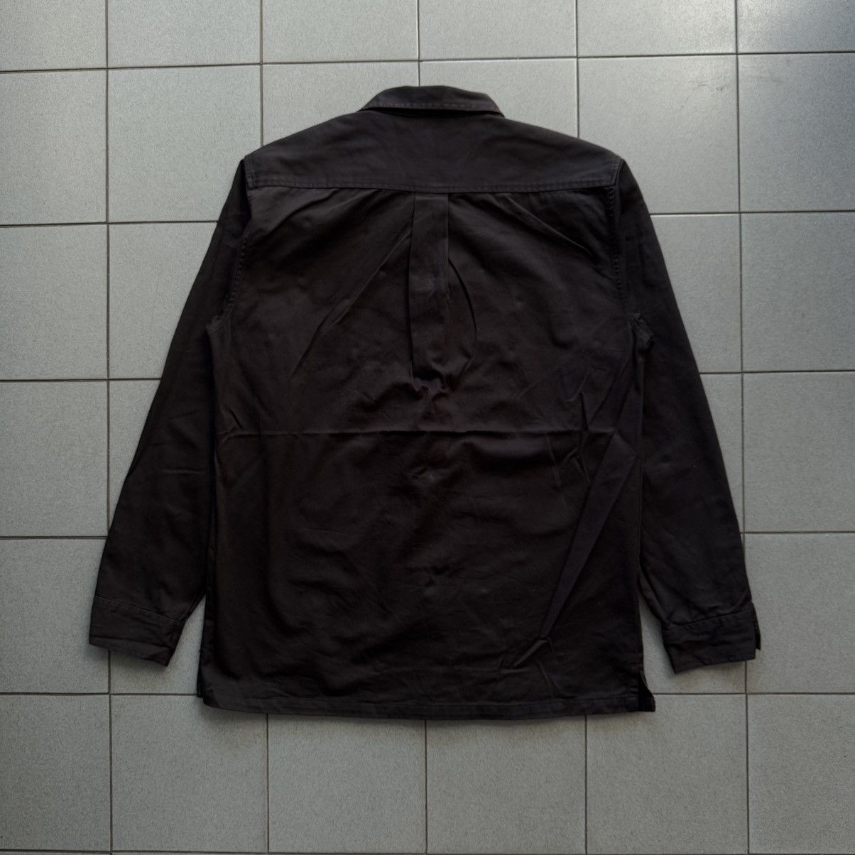 Japanese Brand 2000s Badger Anarchy Punk Skull Button Distressed Shirt Size US L / EU 52-54 / 3 - 11 Thumbnail
