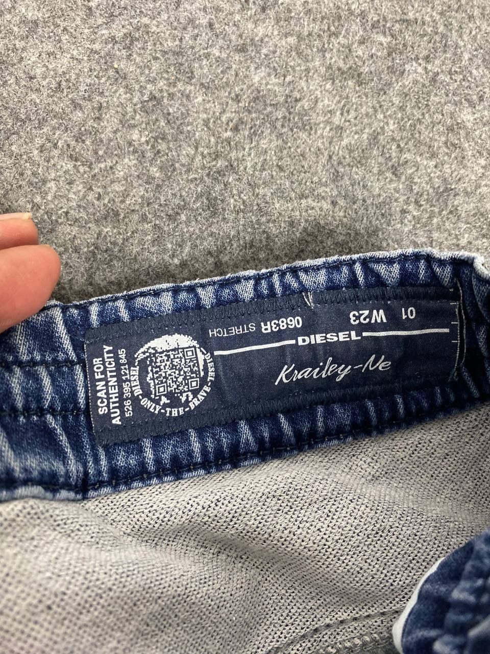 Diesel diesel sweatpants denim distressed Size US 29 - 11 Thumbnail