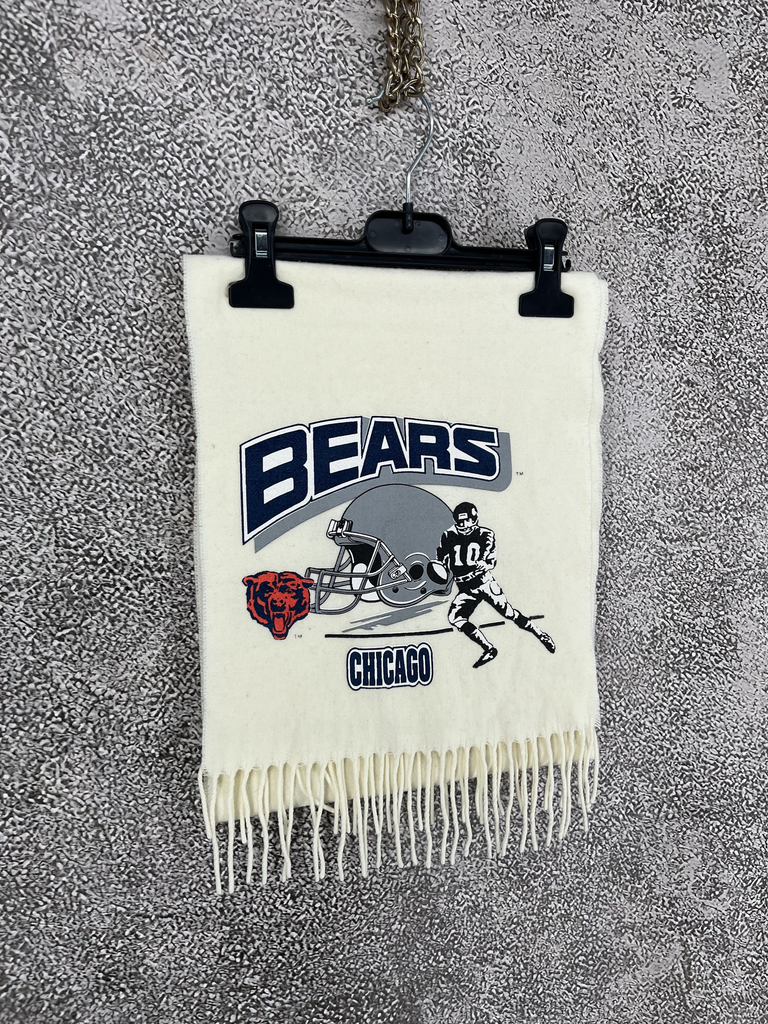 Vintage Vintage Chicago Bears NFL Scarf 90S Size ONE SIZE - 3 Thumbnail