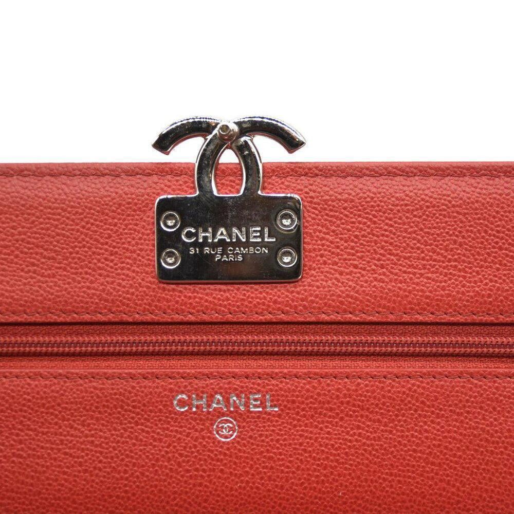 Chanel CHANEL Grained Calfskin Quilted CC Box Wallet On Chain Size ONE SIZE - 9 Thumbnail