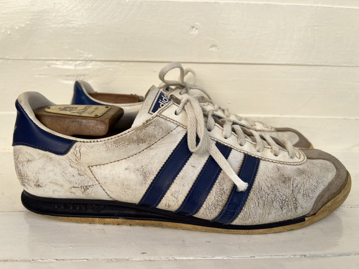 Adidas Rare Vintage Adidas ROM 70s Leather Sneakers Made in Canada Size US 9.5 / EU 42-43 - 6 Thumbnail
