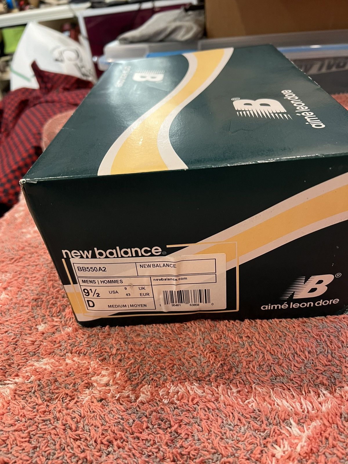 Aime Leon Dore × New Balance Aime Leon Dore New Balance 550 Green Yellow Size US 9.5 / EU 42-43 - 8 Thumbnail