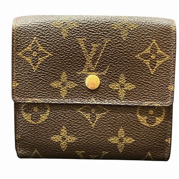 Louis Vuitton Louis Vuitton Louis Vuitton Portemonnaie Billets Cartes Crédits Monogram Wallet Canvas Short Wallet M61652 DUTY FREE for USA Size ONE SIZE - 1 Thumbnail