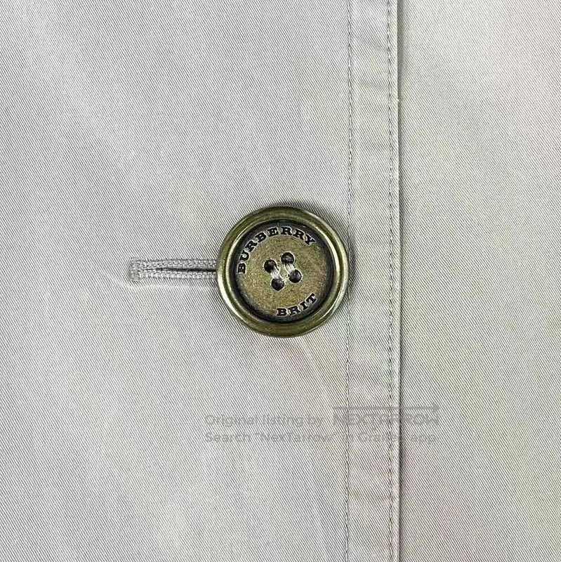 Burberry Burberry Beige Check Mid-Length Trench Coat. Size M / US 6-8 / IT 42-44 - 4 Thumbnail
