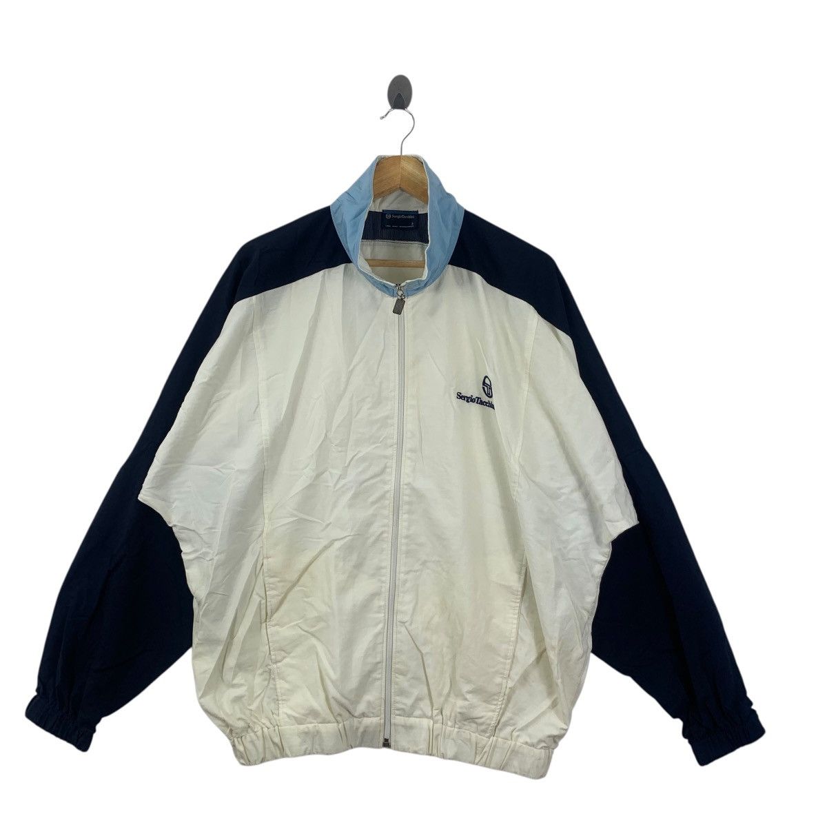 Sergio Tacchini Vintage SERGIO TACCHINI ITALY Tennis Zipper Jacket Outdoor Size US XXL / EU 58 / 5 - 3 Thumbnail